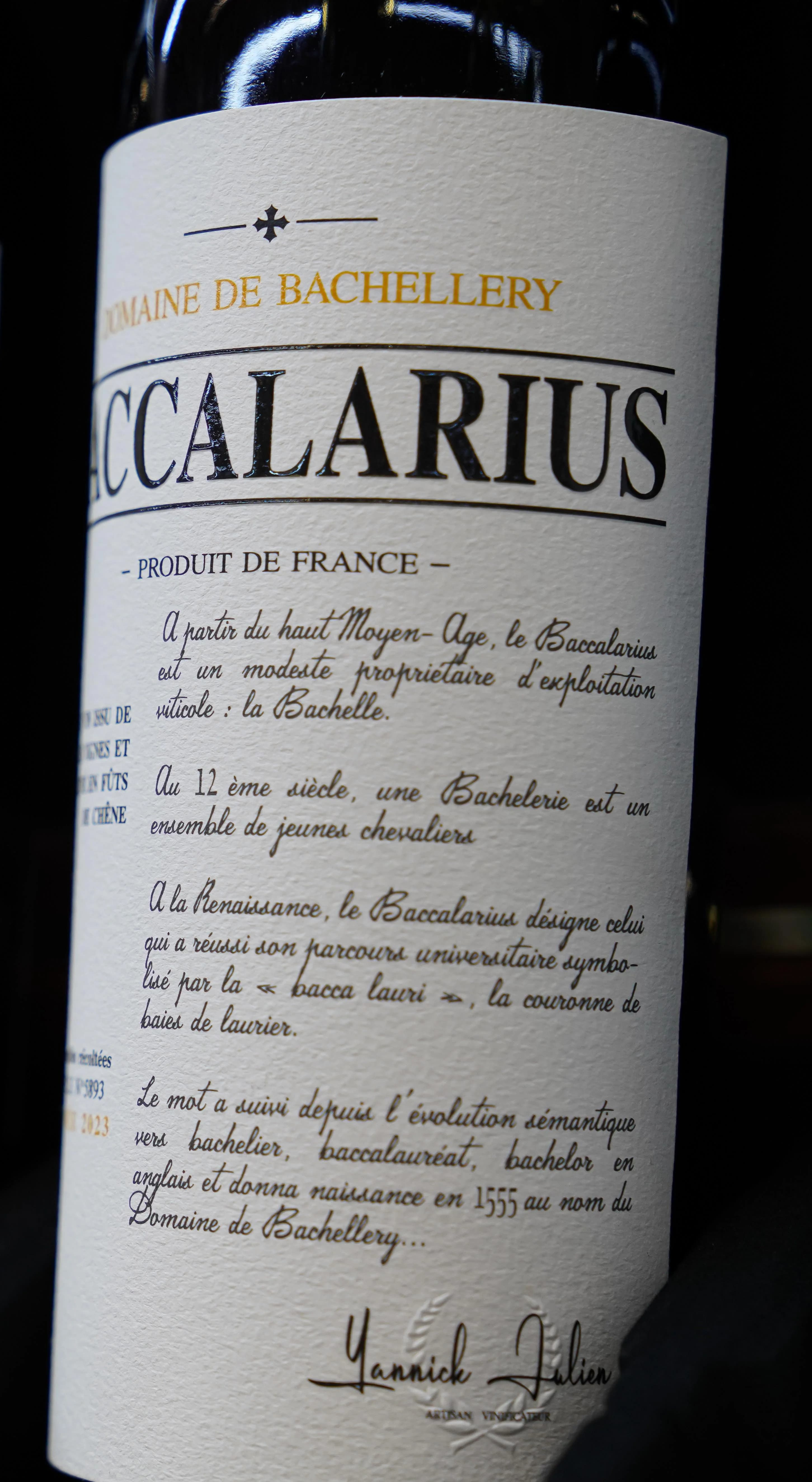 Ruou Vang Trang Baccalarius Blanc 9