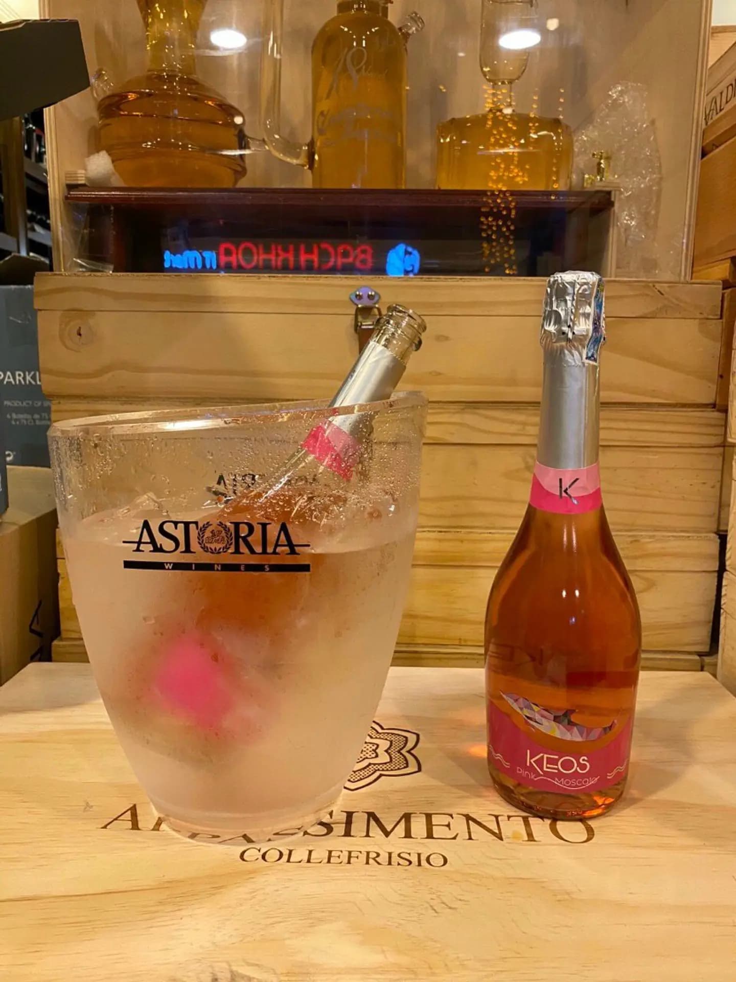 Ruou Vang Tay Ban Nha Keos Pink Sparkling 3