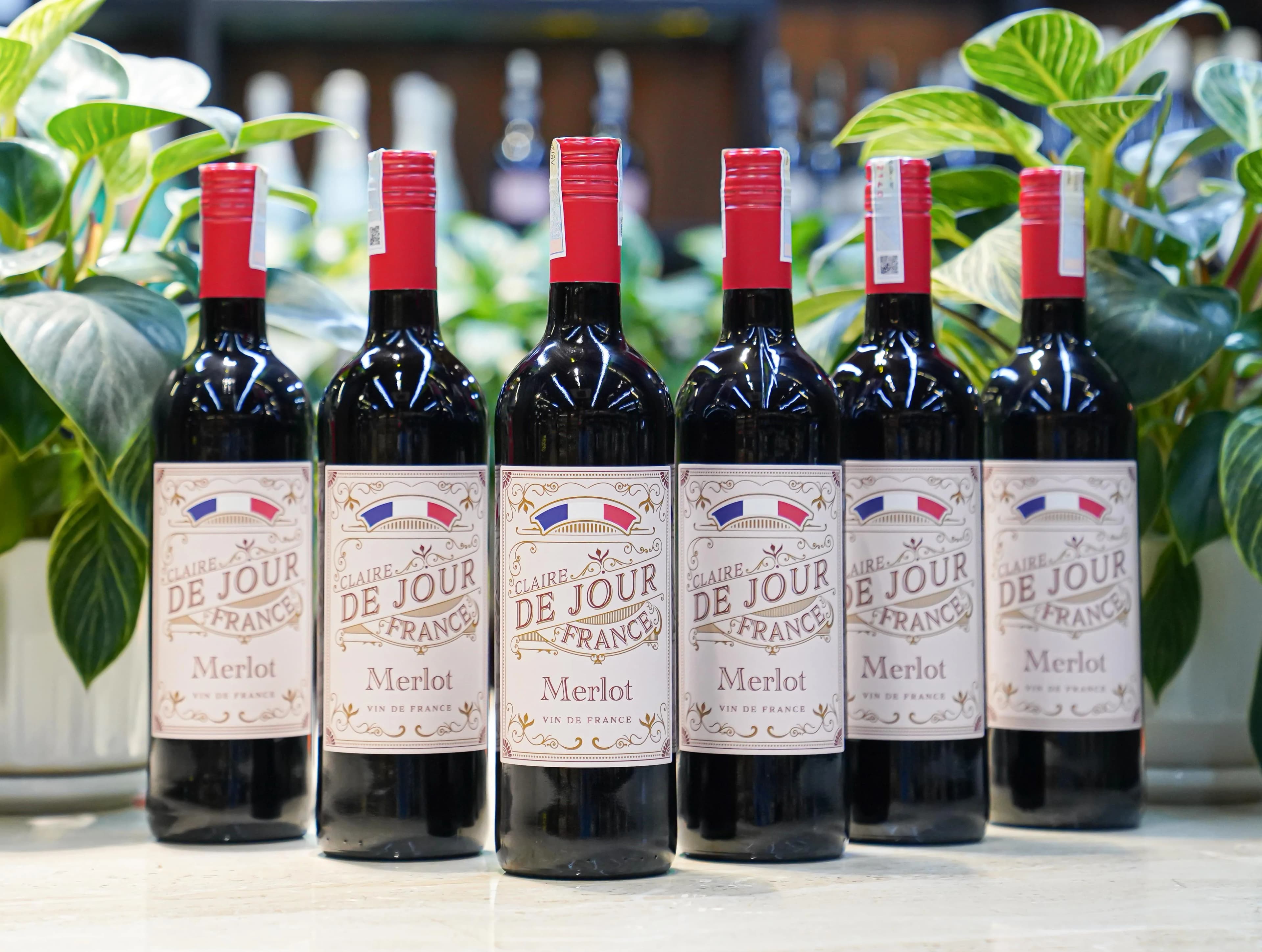 Ruou Vang Do Claire De Jour Merlot 5