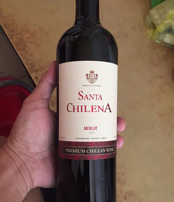 Vang Đỏ Santa Chilena Merlot