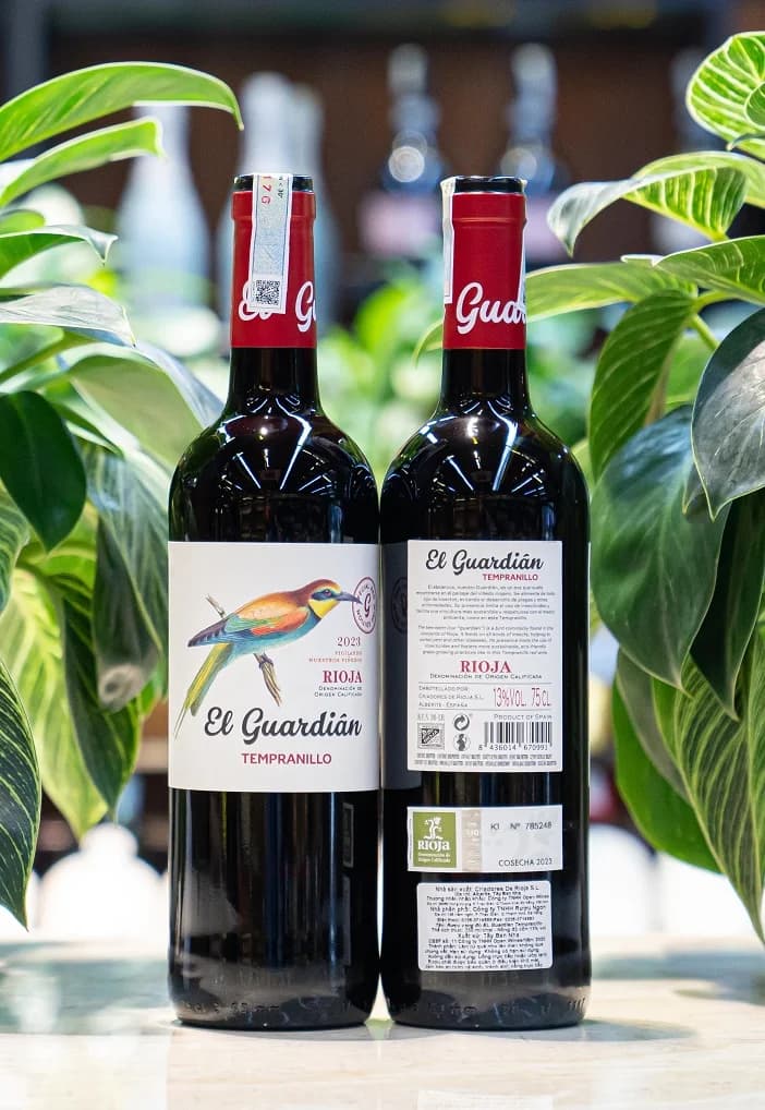 Ruou Vang Do El Guardian Tempranillo 2