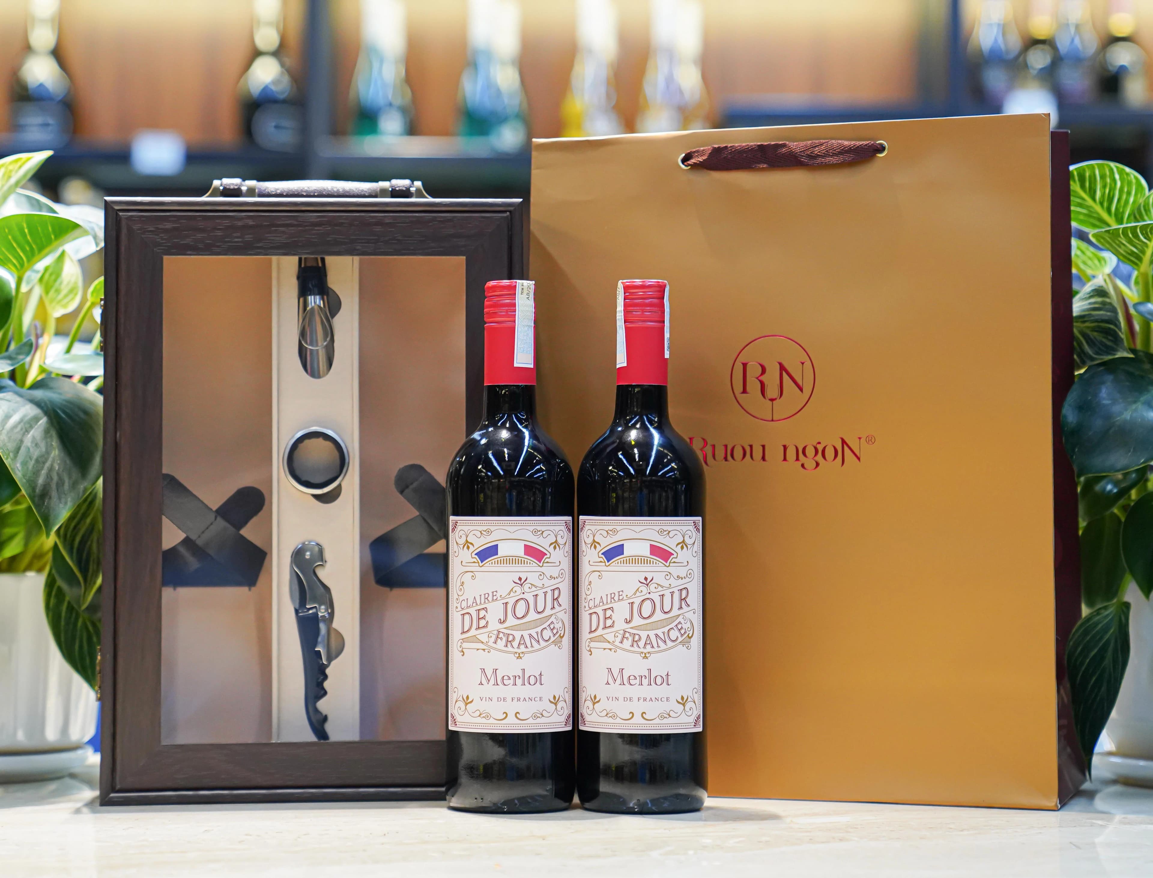 Ruou Vang Do Claire De Jour Merlot 10