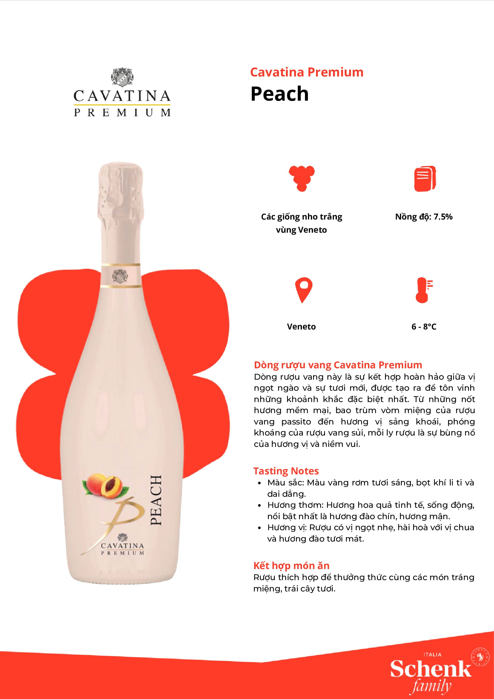 Tasting Notes Cavatina Premium Peach