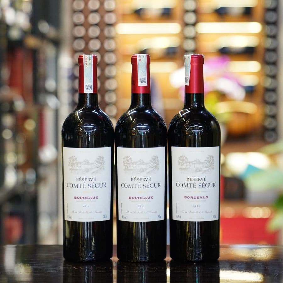 Ruou Vang Phap Comte Segur Reserve Bordeaux 3