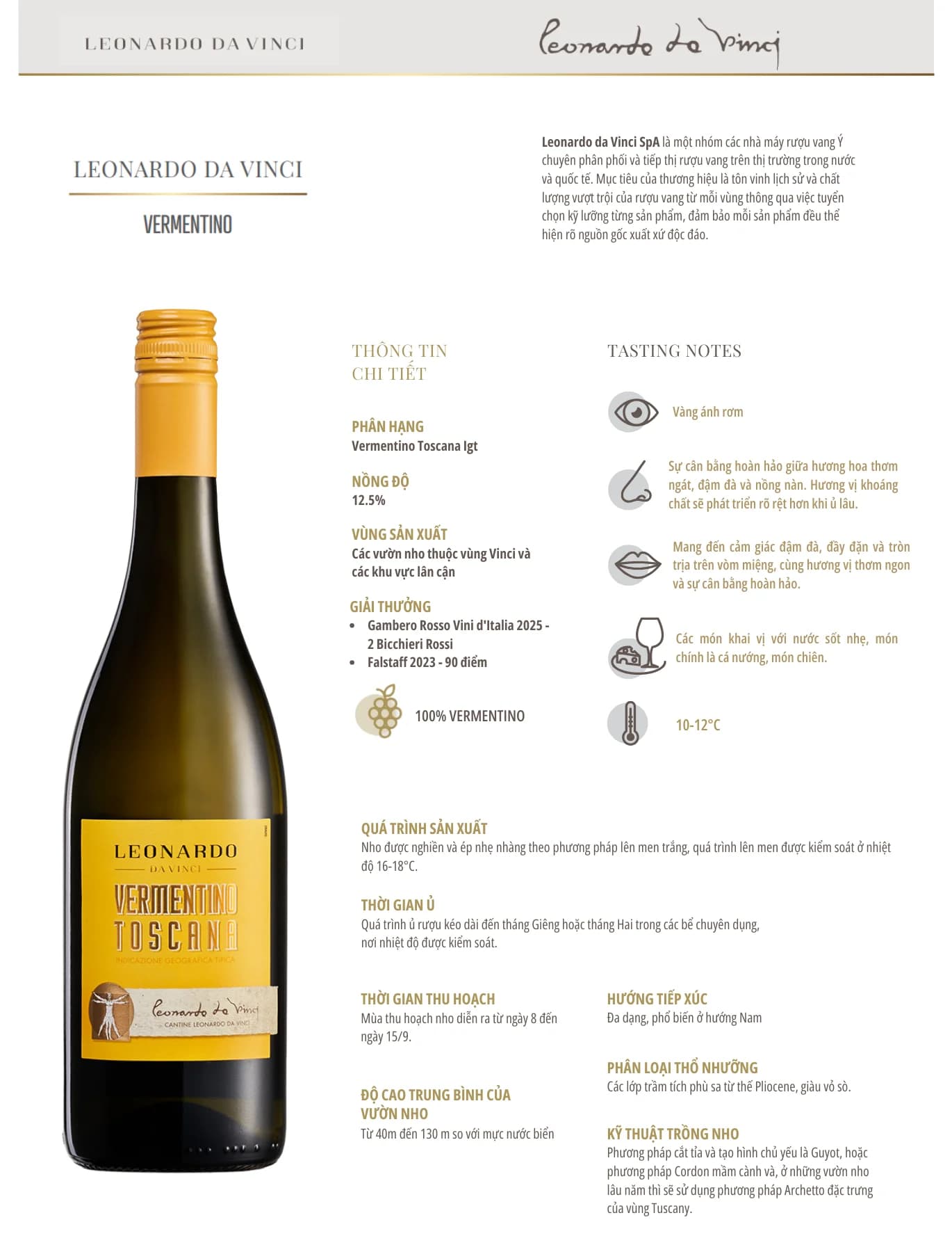 Tasting Notes Vermentino