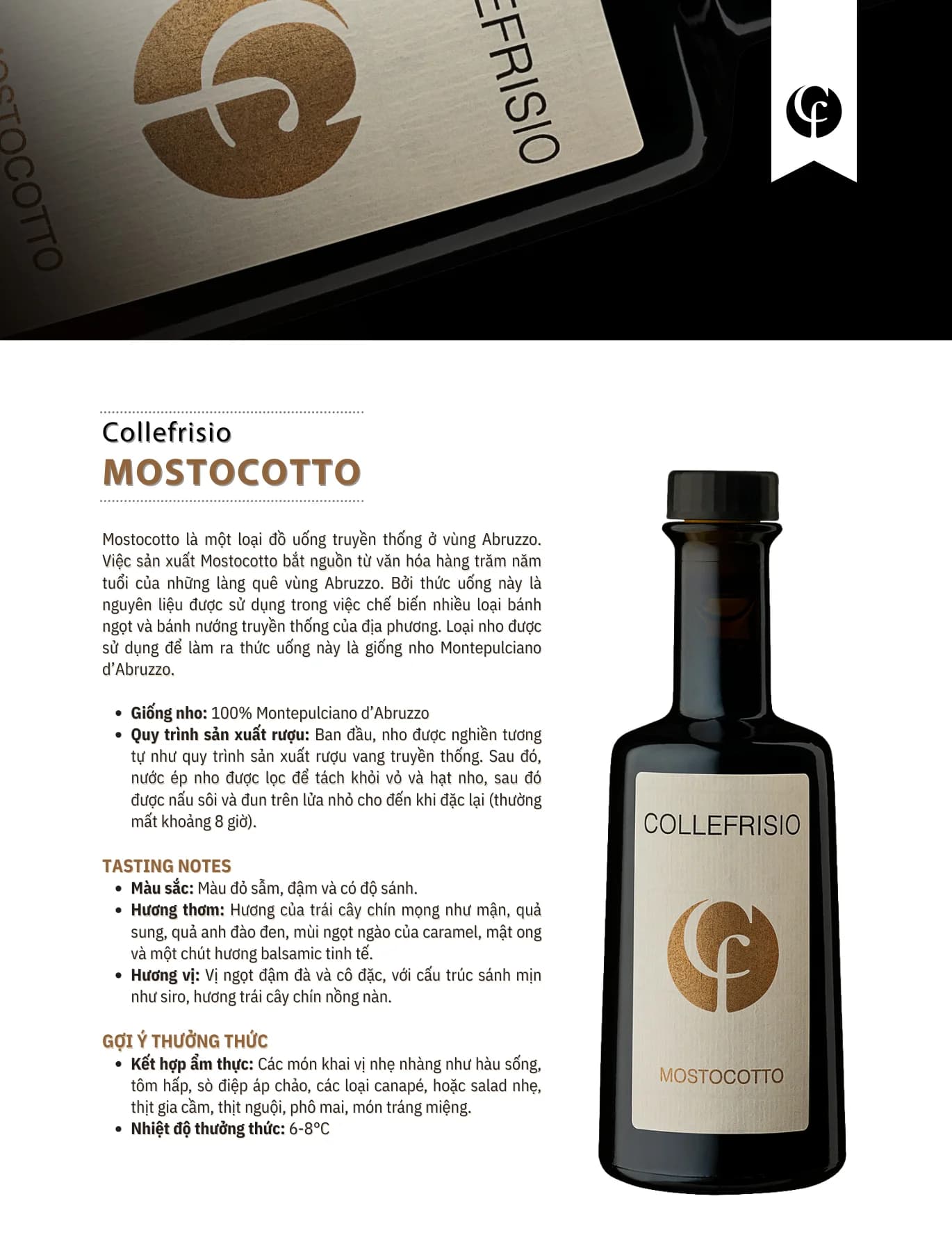 Tasting Notes Collefrisio Mosto Cotto
