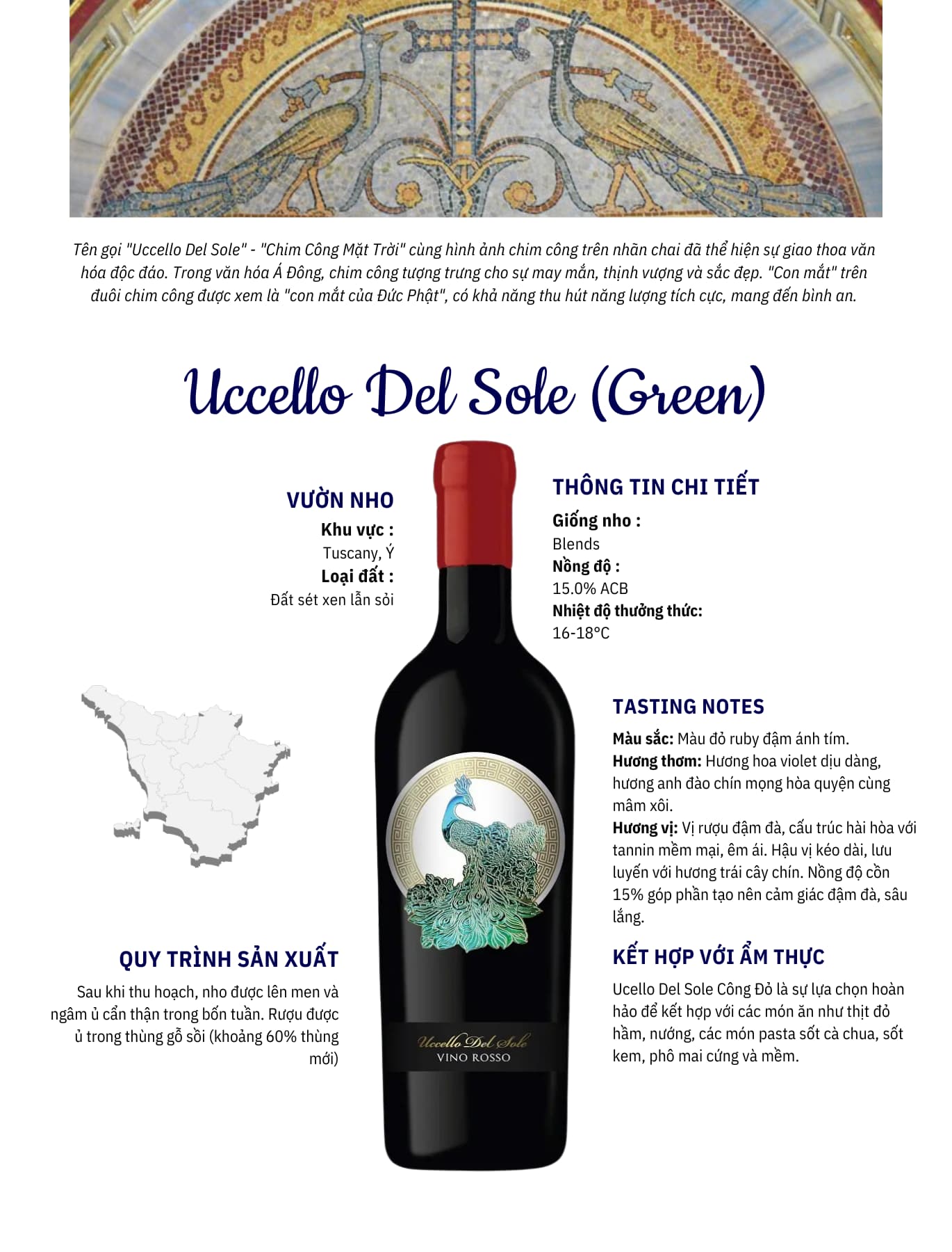 Tasting Notes Uccello Del Sole Cong Xanh