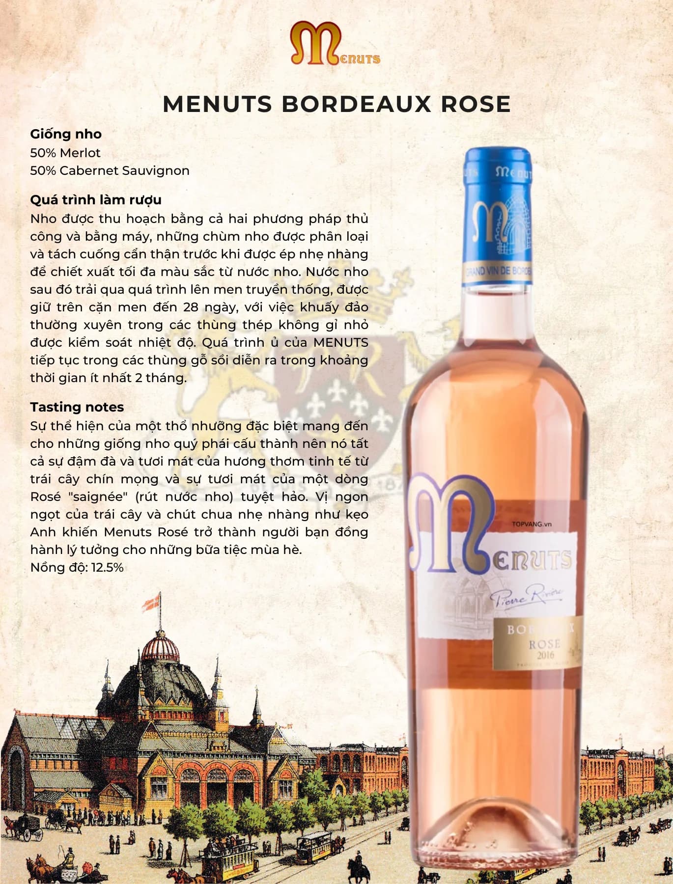 Tasting Notes Menuts Bordeaux Rose