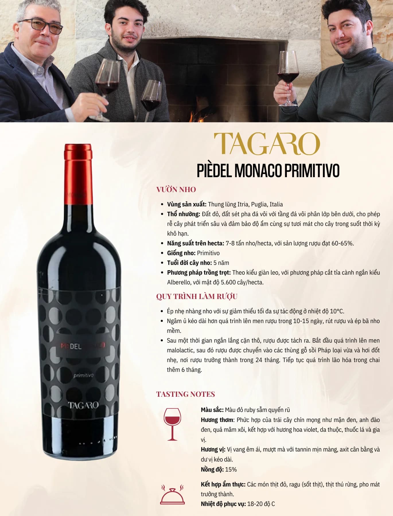 Tasting Notes Tagaro Pièdel Monaco Primitivo (1)