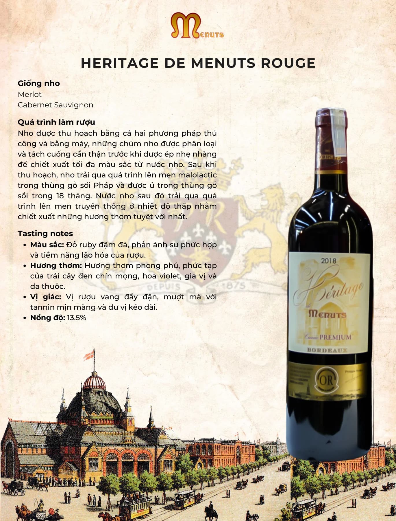 Tasting Notes Heritage De Menuts Rouge