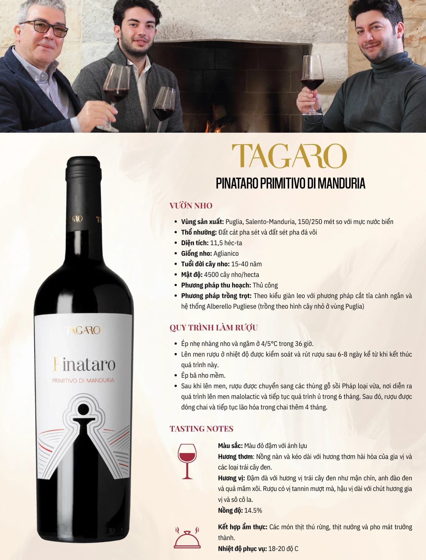 Tasting Notes Tagaro Pinataro Primitivo Di Manduria