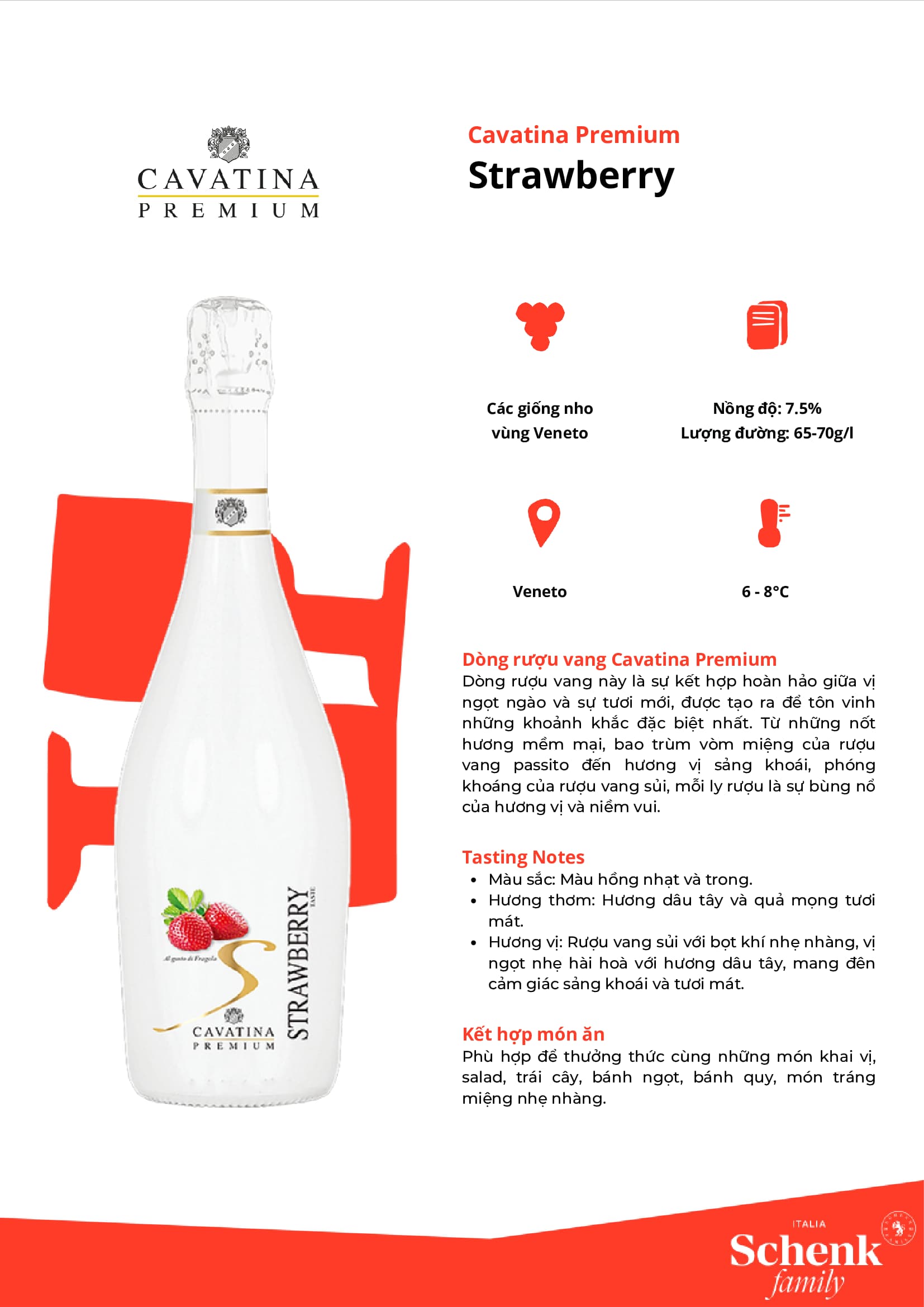 Tasting Notes Cavatina Premium Strawberry