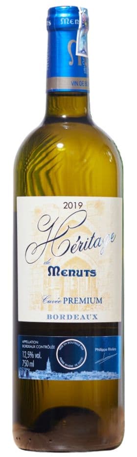 Ruou Vang Heritage De Menuts Blanc