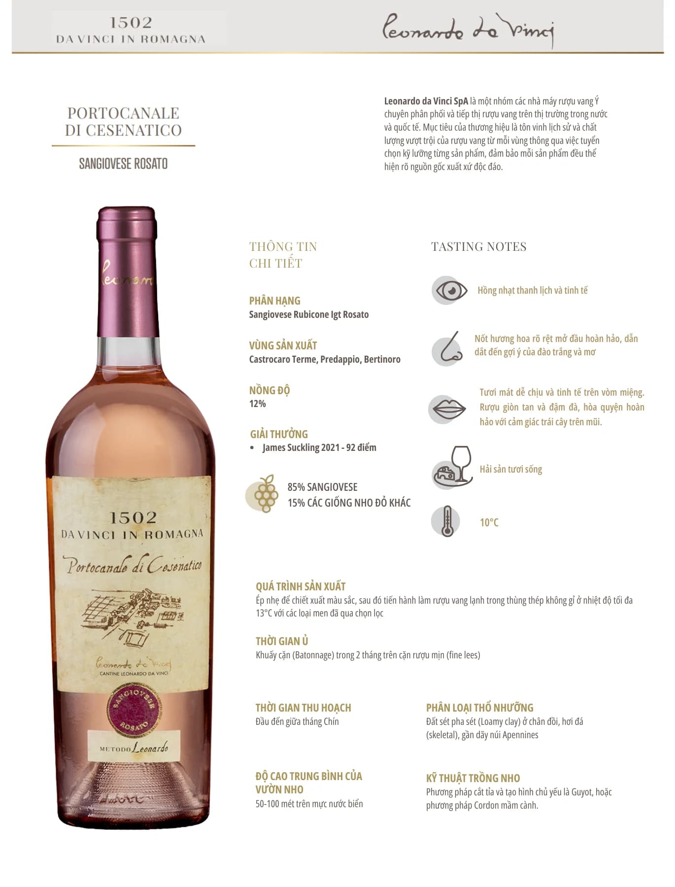 Tasting Notes Portocanale Di Cesenatico