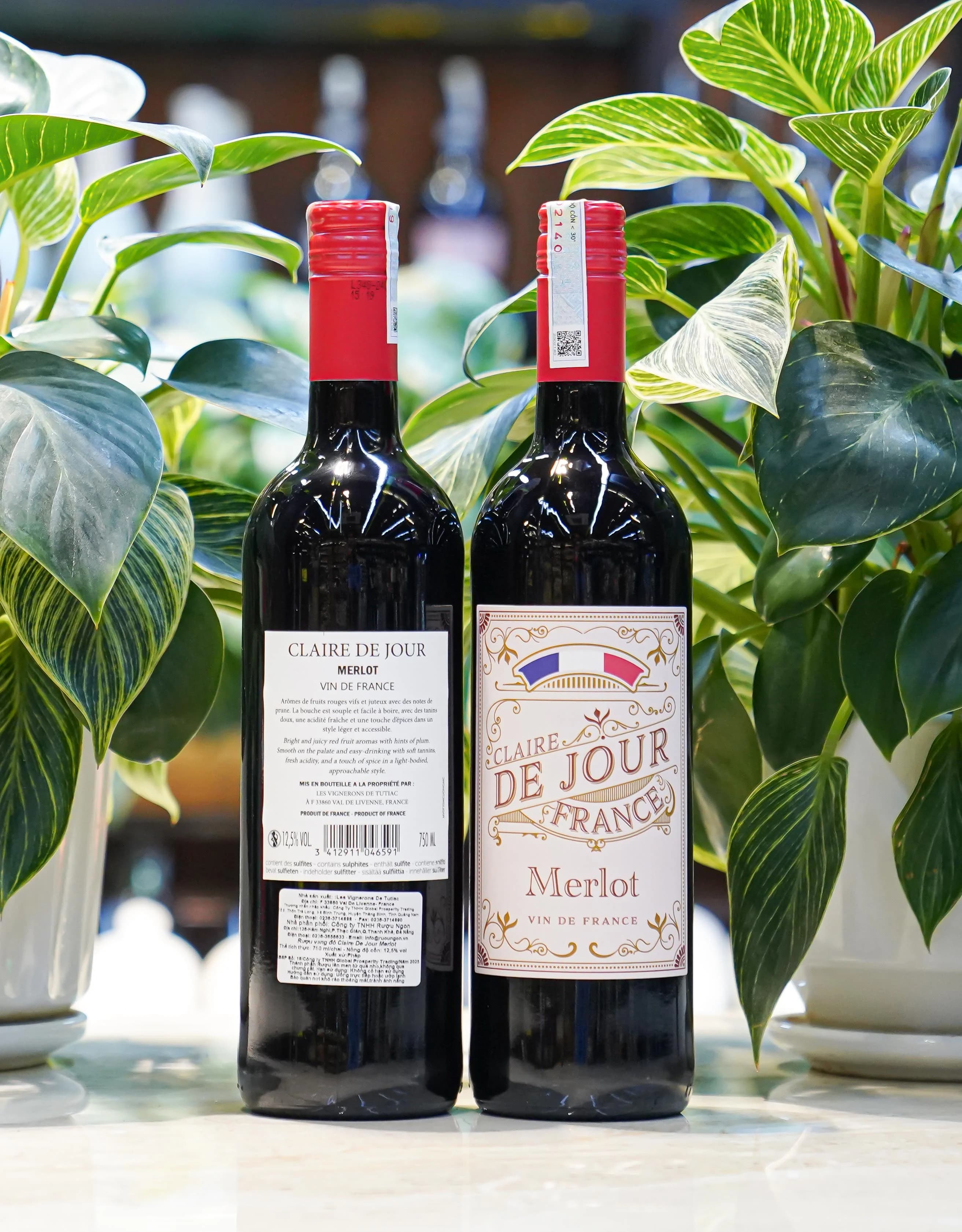 Ruou Vang Do Claire De Jour Merlot 2