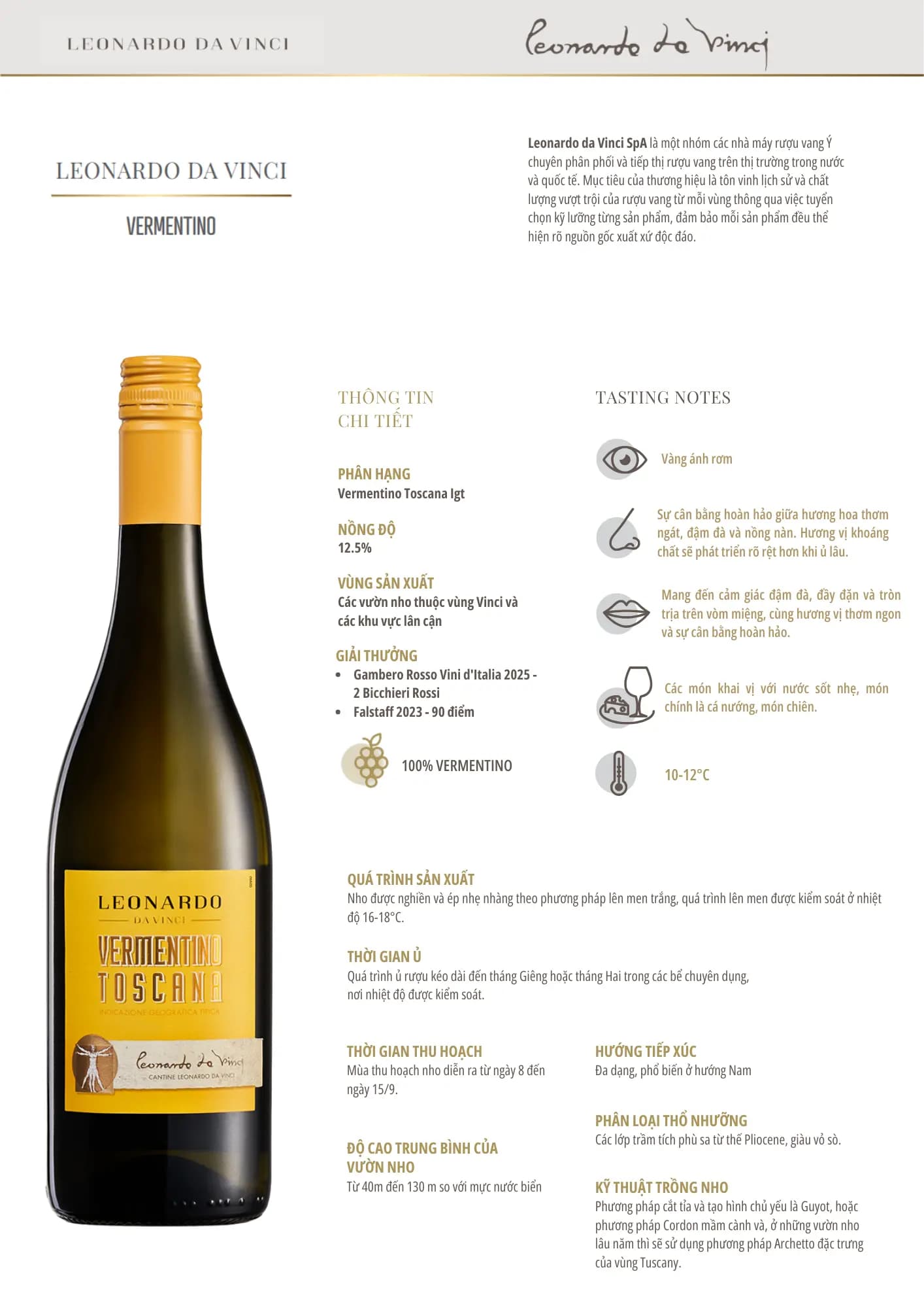 Tasting Notes Vermentino Toscana