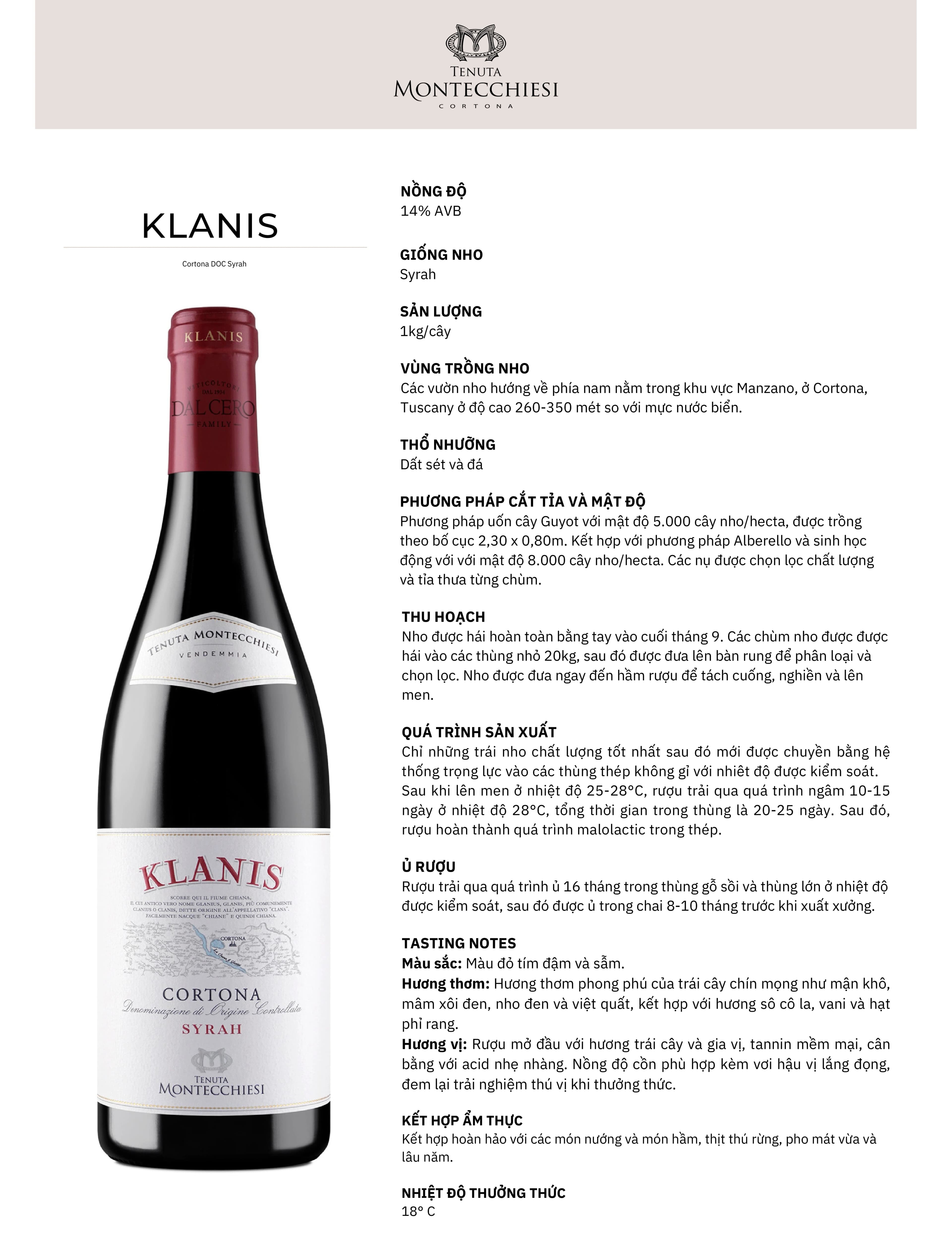 Tasting Notes Klanis