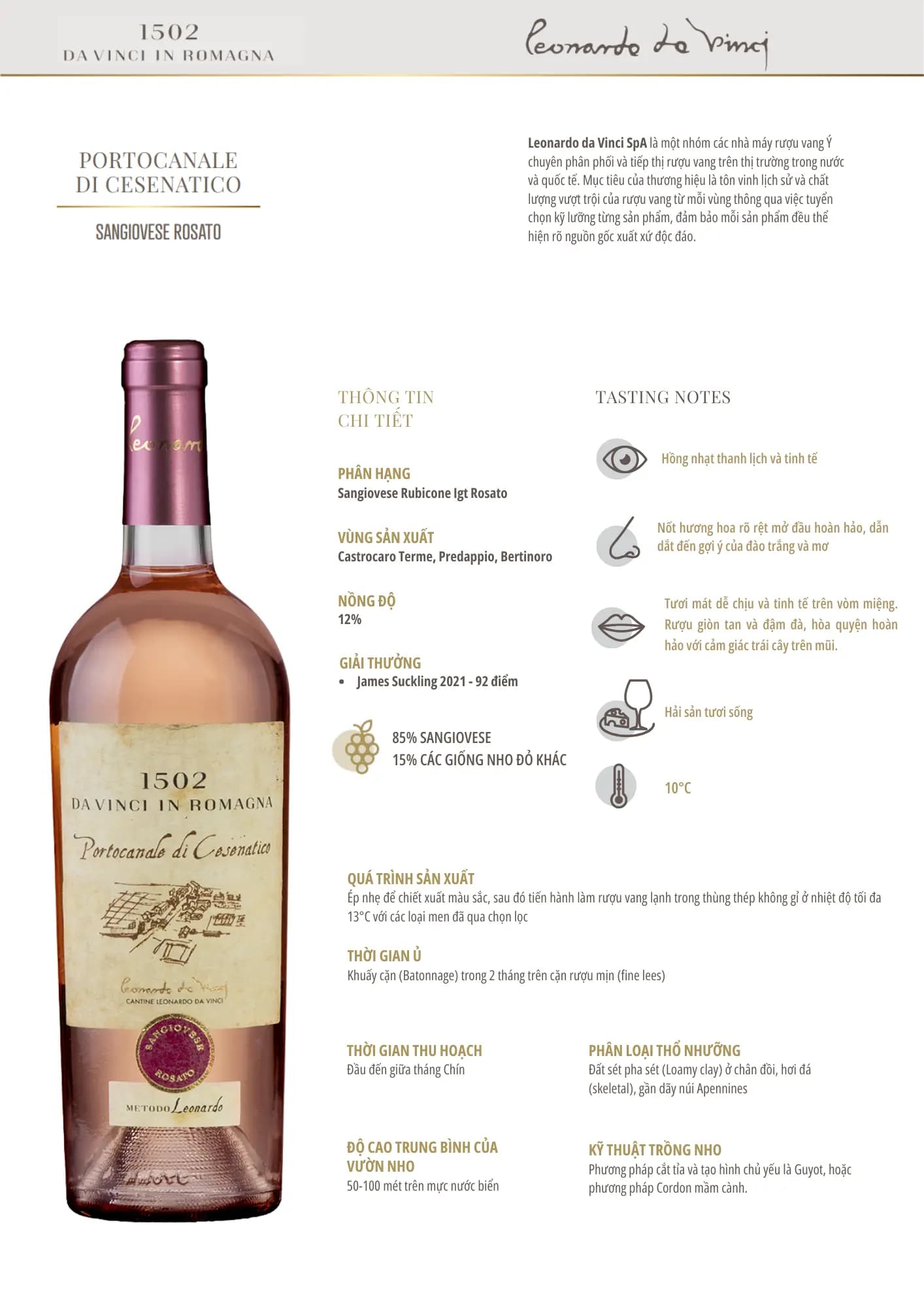 Tasting Notes Portocanale Di  Cesenatico