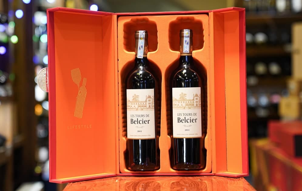 Ruou Vang Do Chateau Les Tours De Belcier Grand Cru 4
