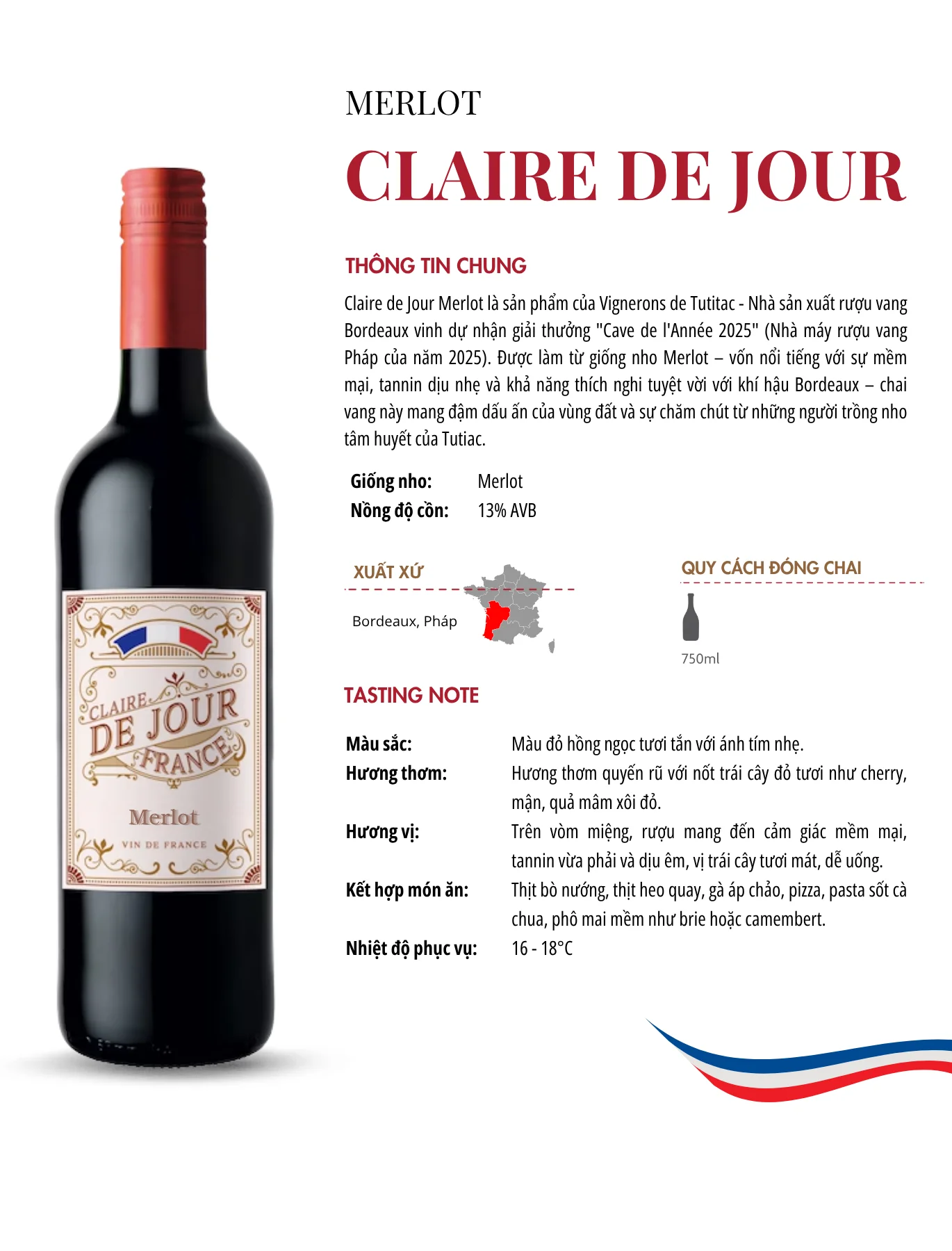 Tasting Notes Claire De Jour Cabernet Sauvignon 