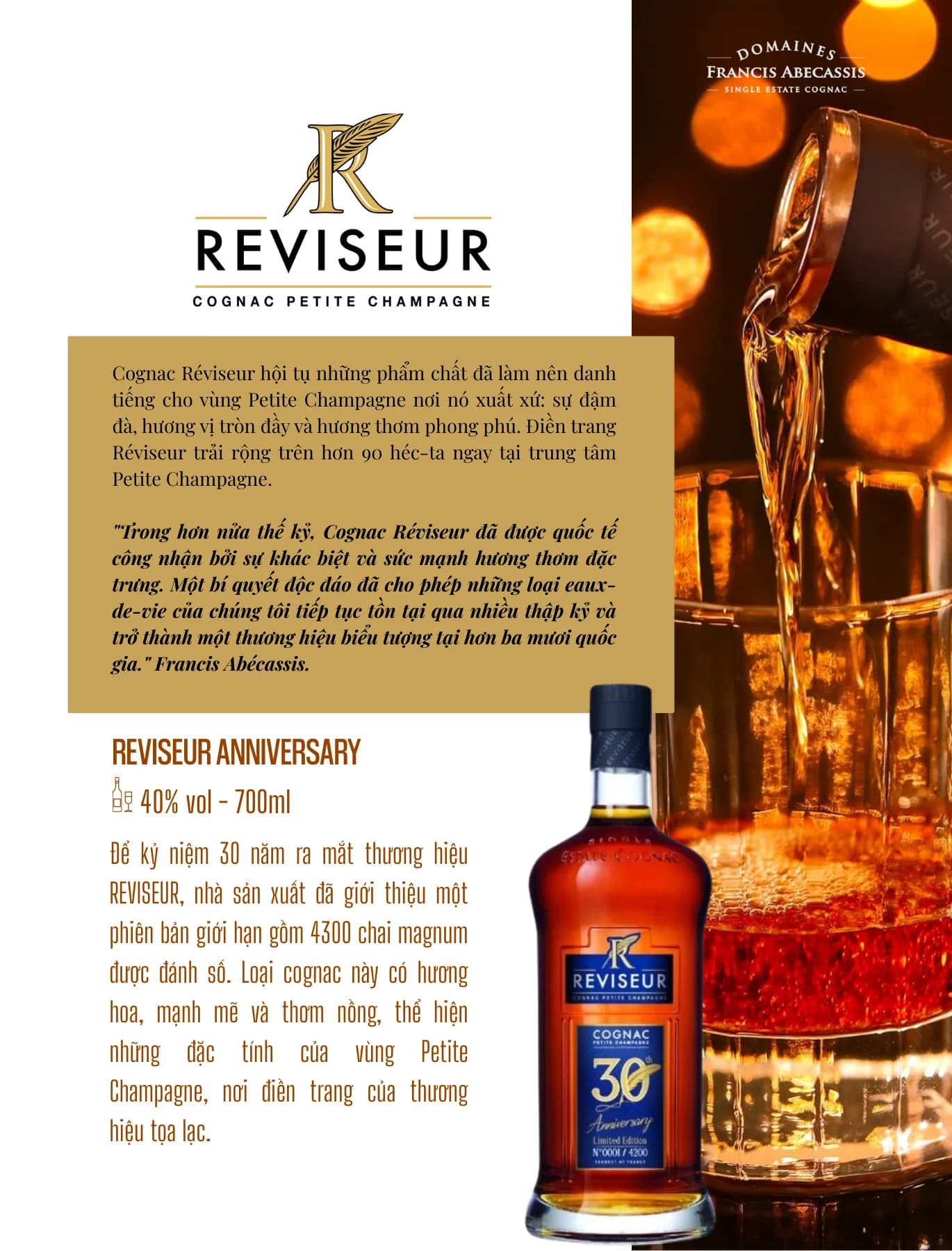 Tasting Notes Reviseur Anniversary
