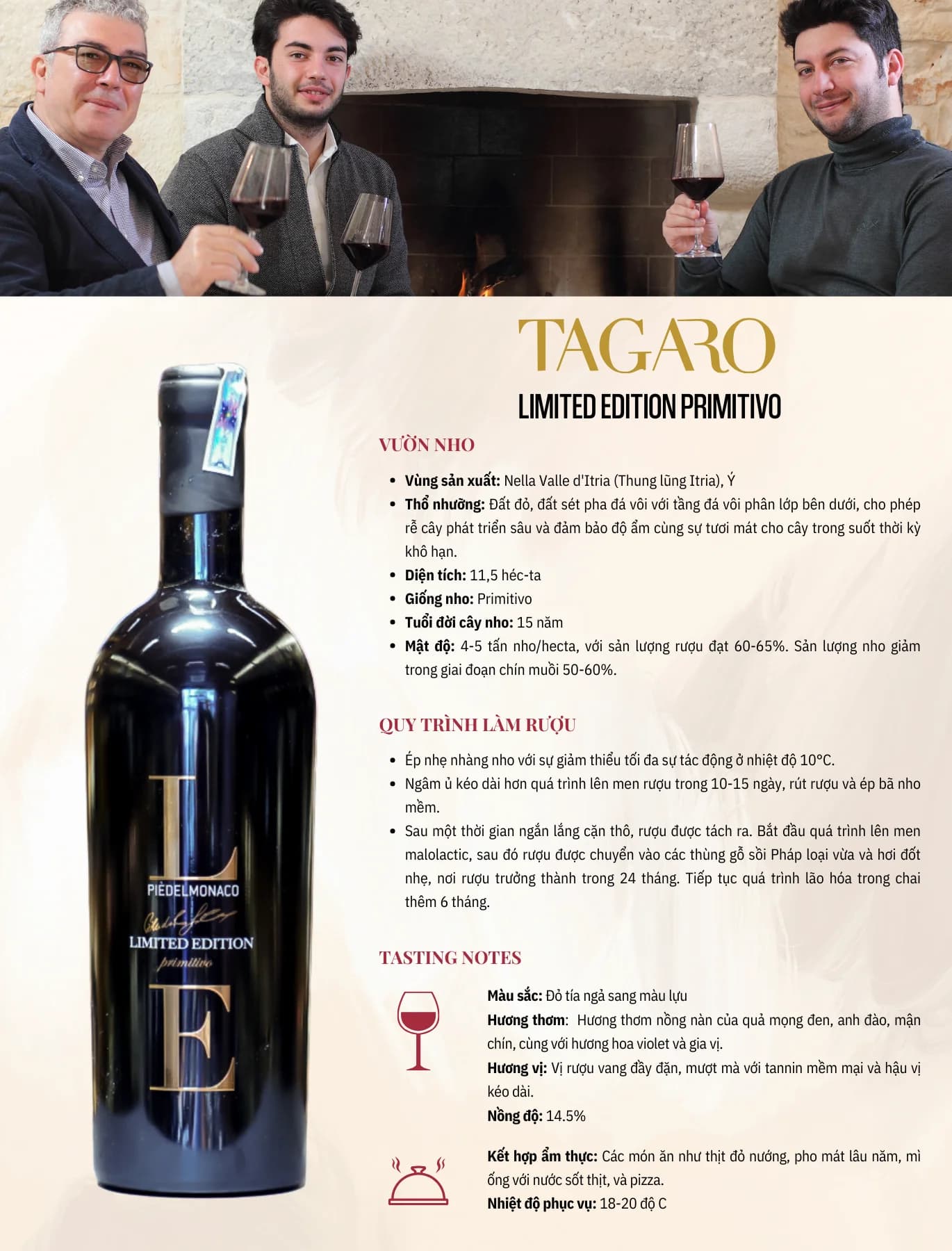 Tasting Notes Tagaro Limited Edition Primitivo (1)