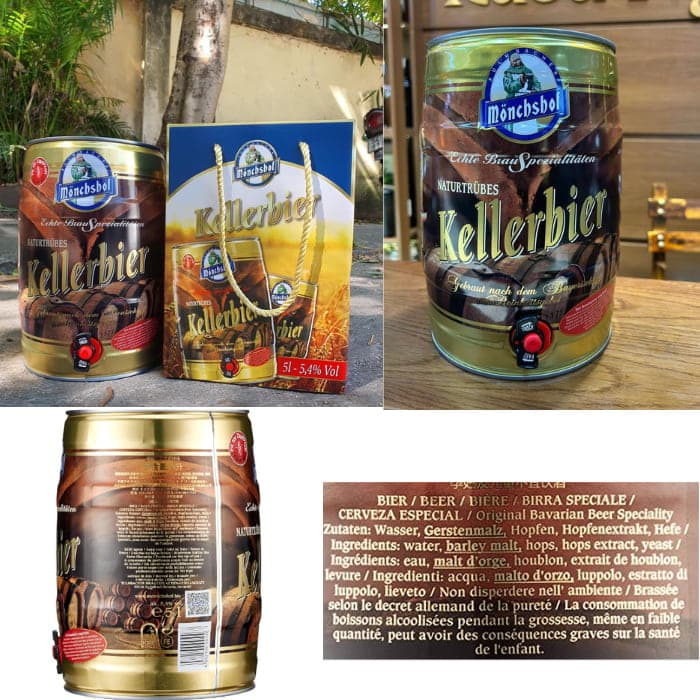 Bia Monchshof Kellerbier 5l 3