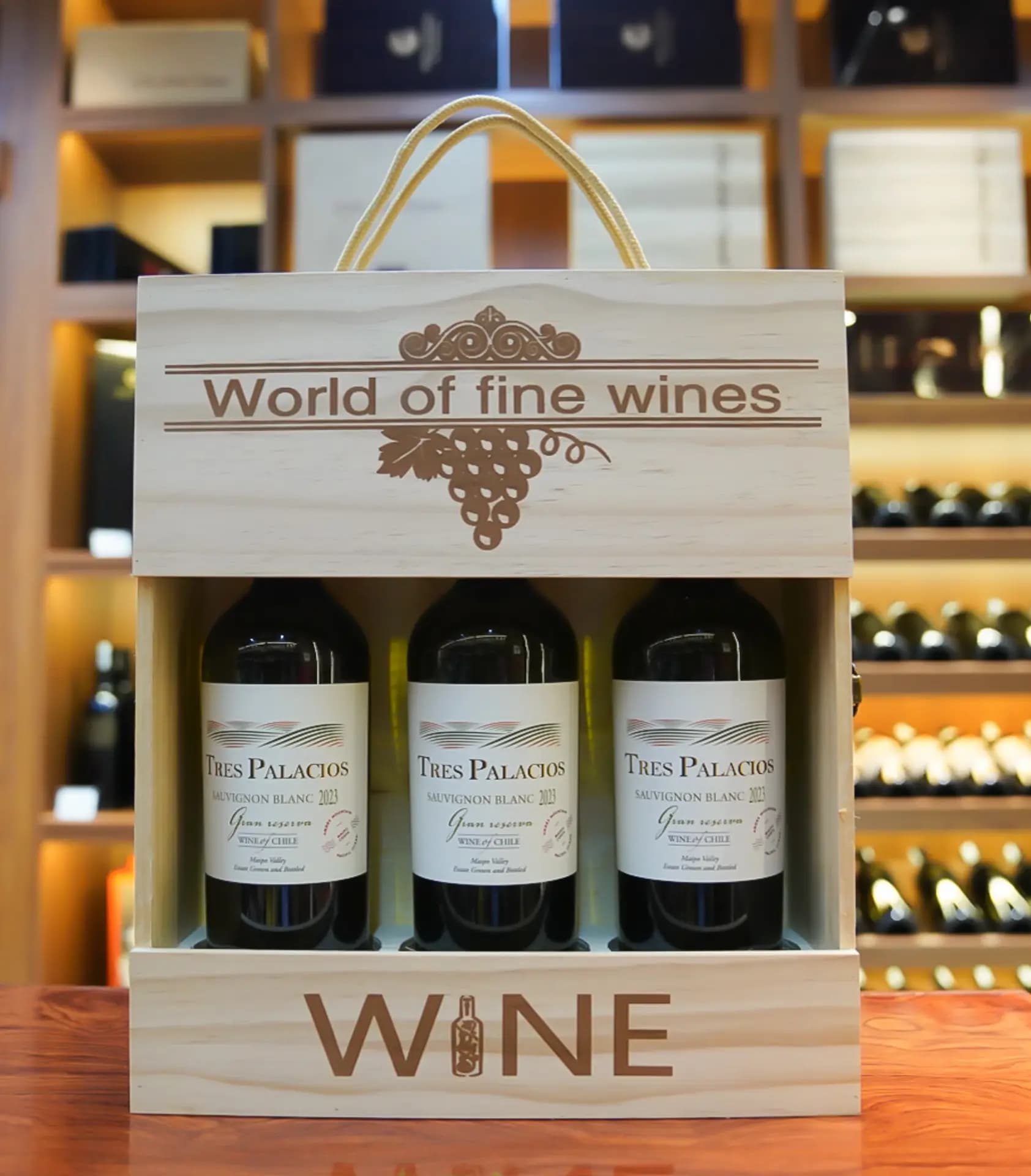 Ruou Vang Chile Tres Palacios Gran Reserva Sauvignon Blanc 6