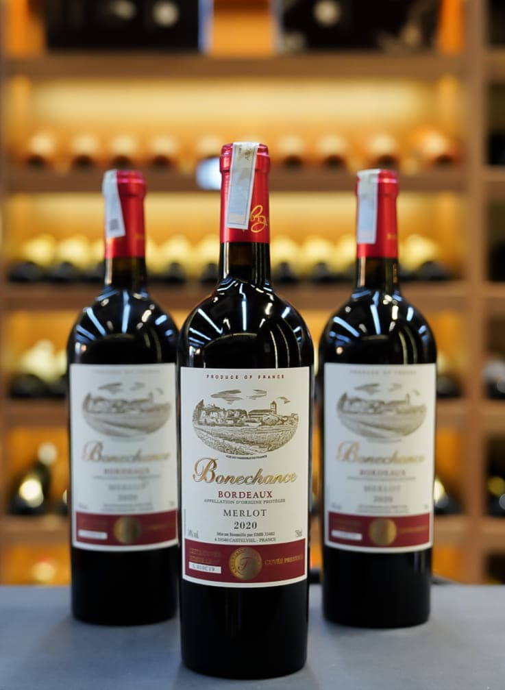 Ruou Vang Phap Bonechance Merlot 3
