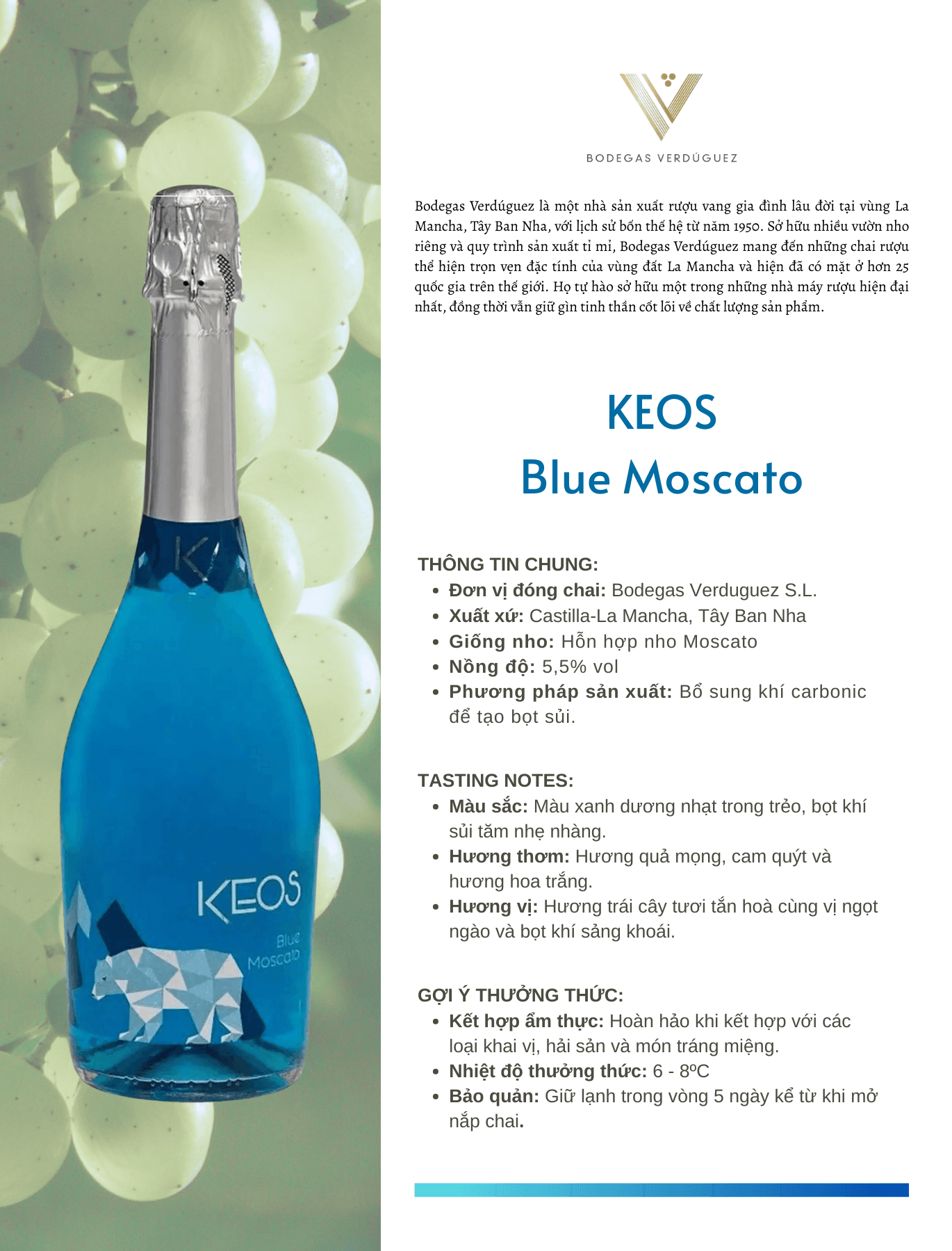 Tasting Notes Keos Blue Moscato