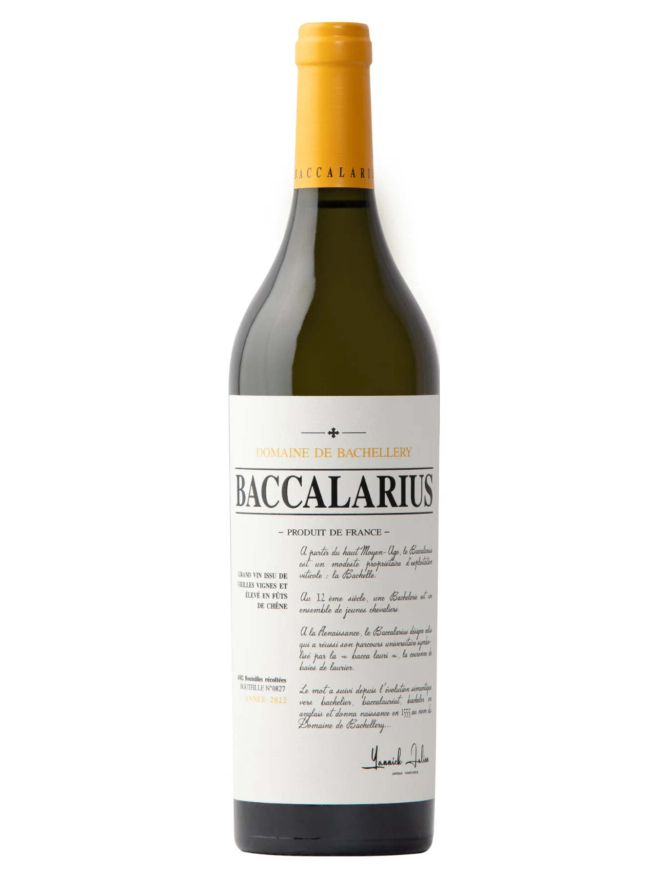 Ruou Vang Trang Baccalarius Blanc