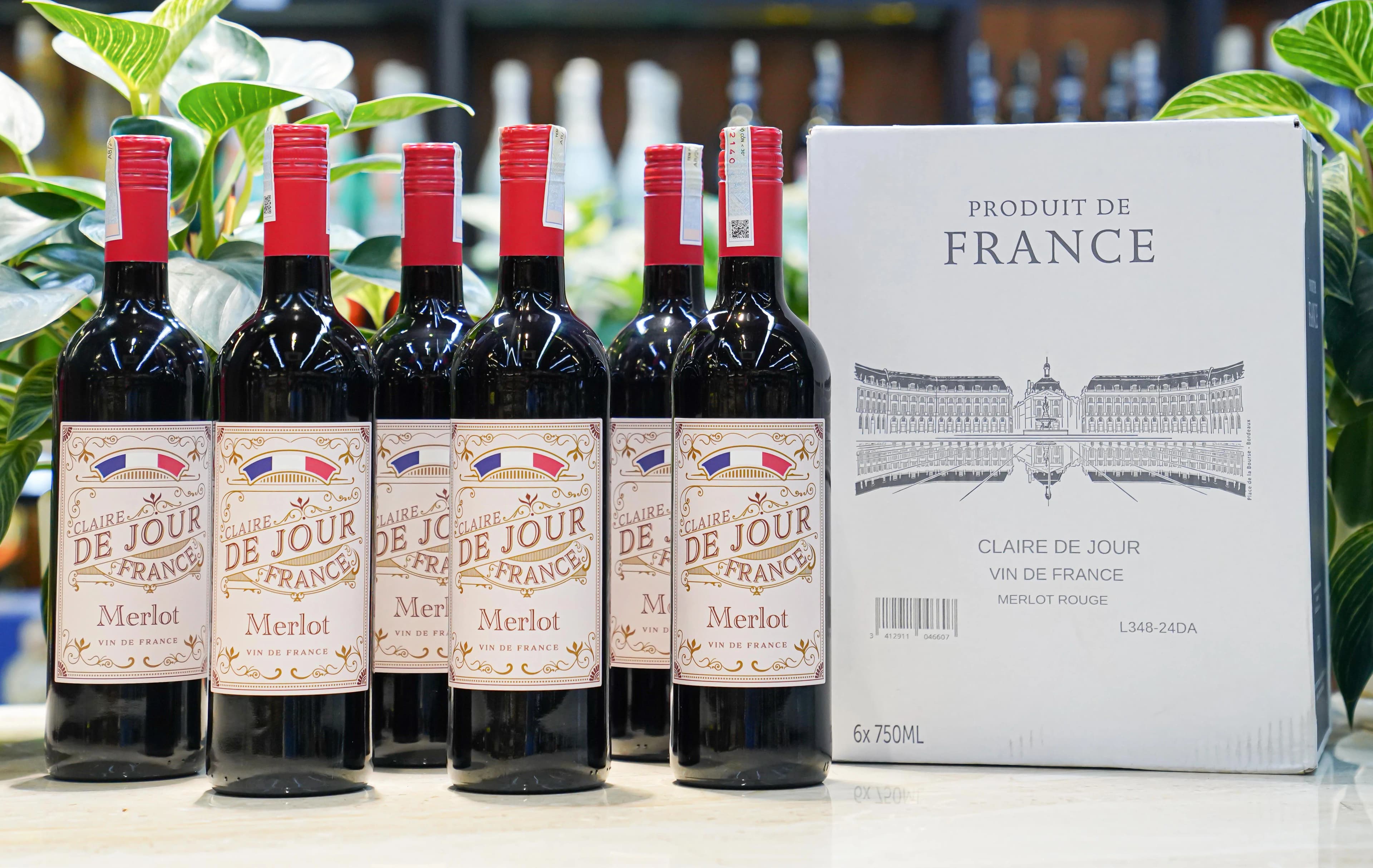 Ruou Vang Do Claire De Jour Merlot 6