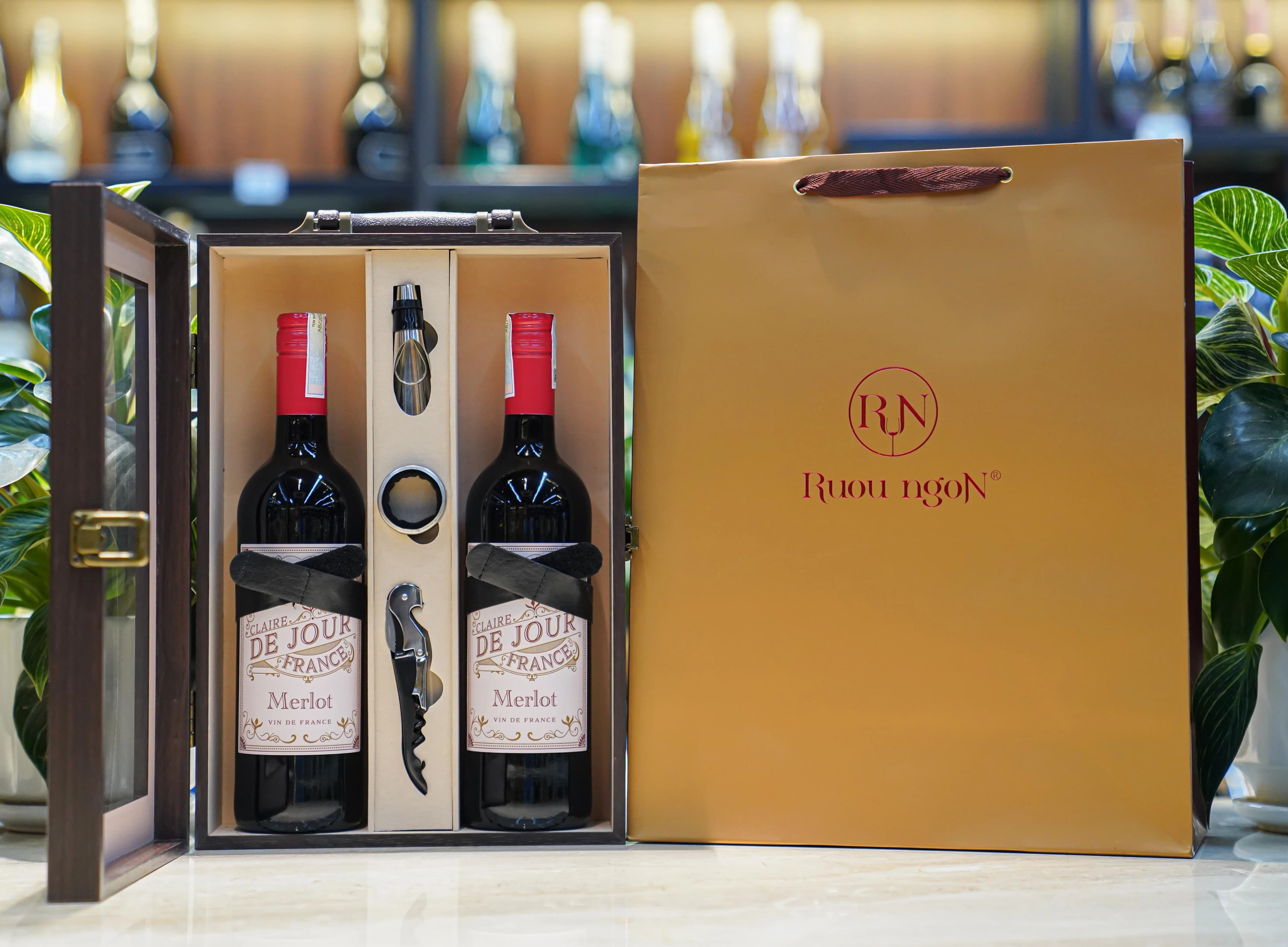 Ruou Vang Do Claire De Jour Merlot 9