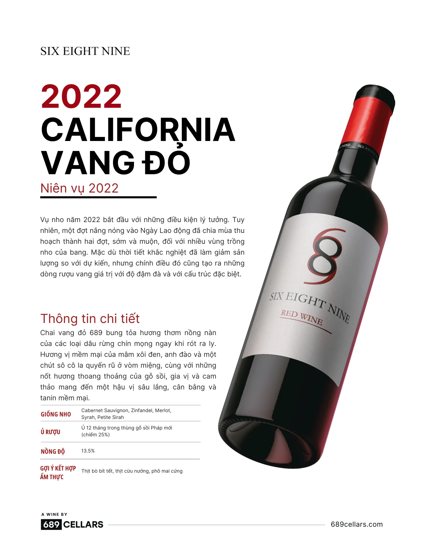 Tasting Notes 689 Red