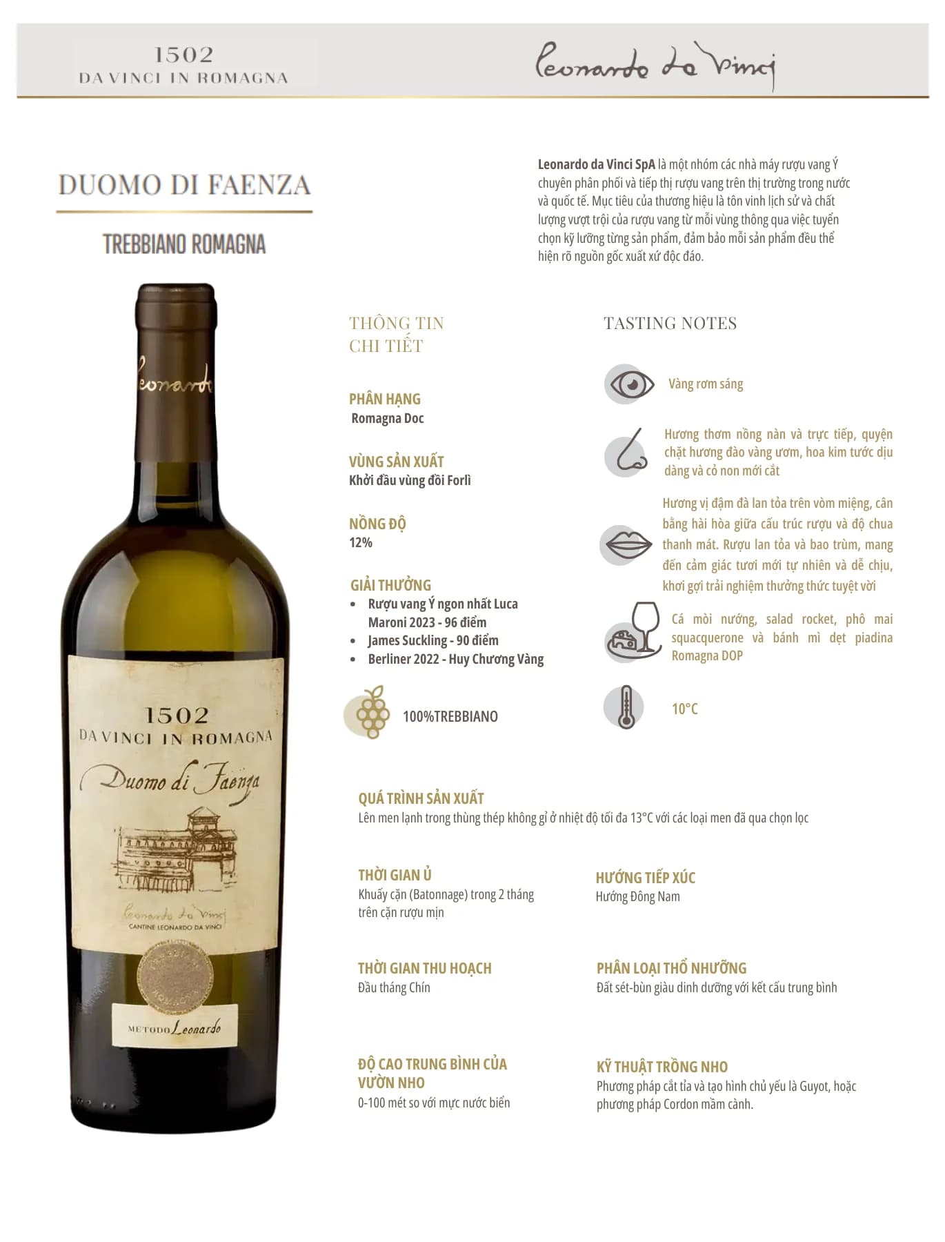 Tasting Note Duomo Di Faenza