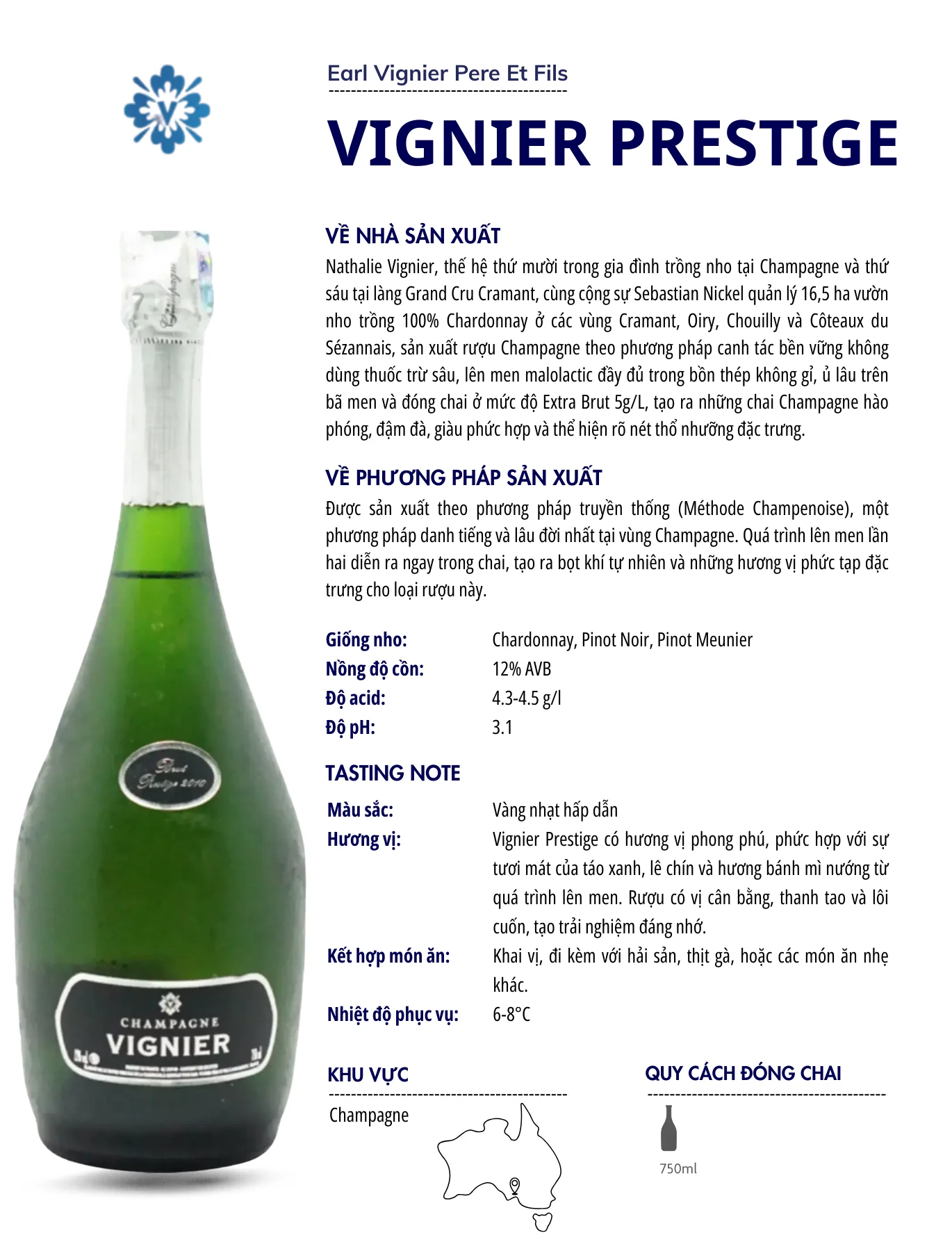 Tasting Notes Vignier Prestige