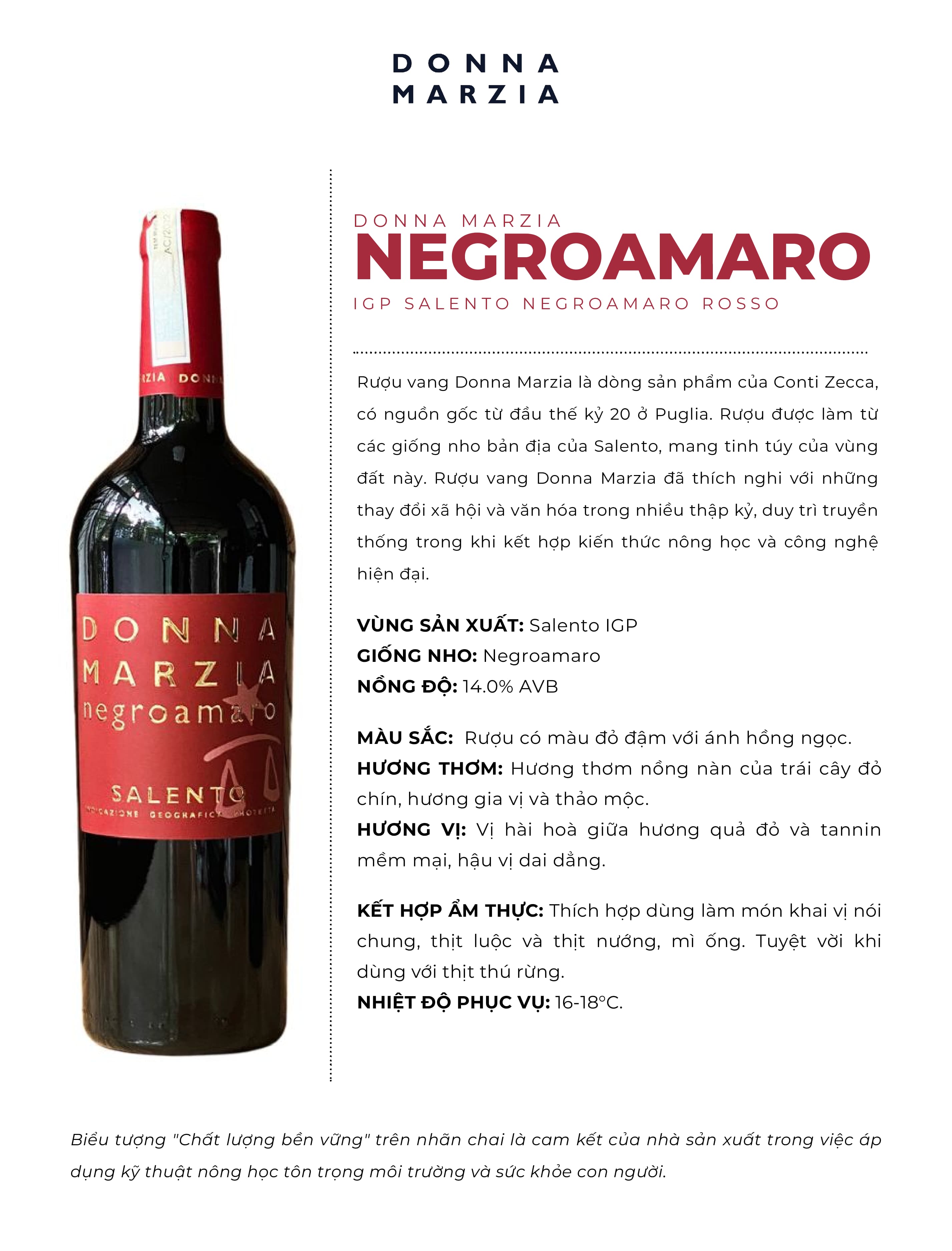 Tasting Notes Donna Marzia Negroamaro