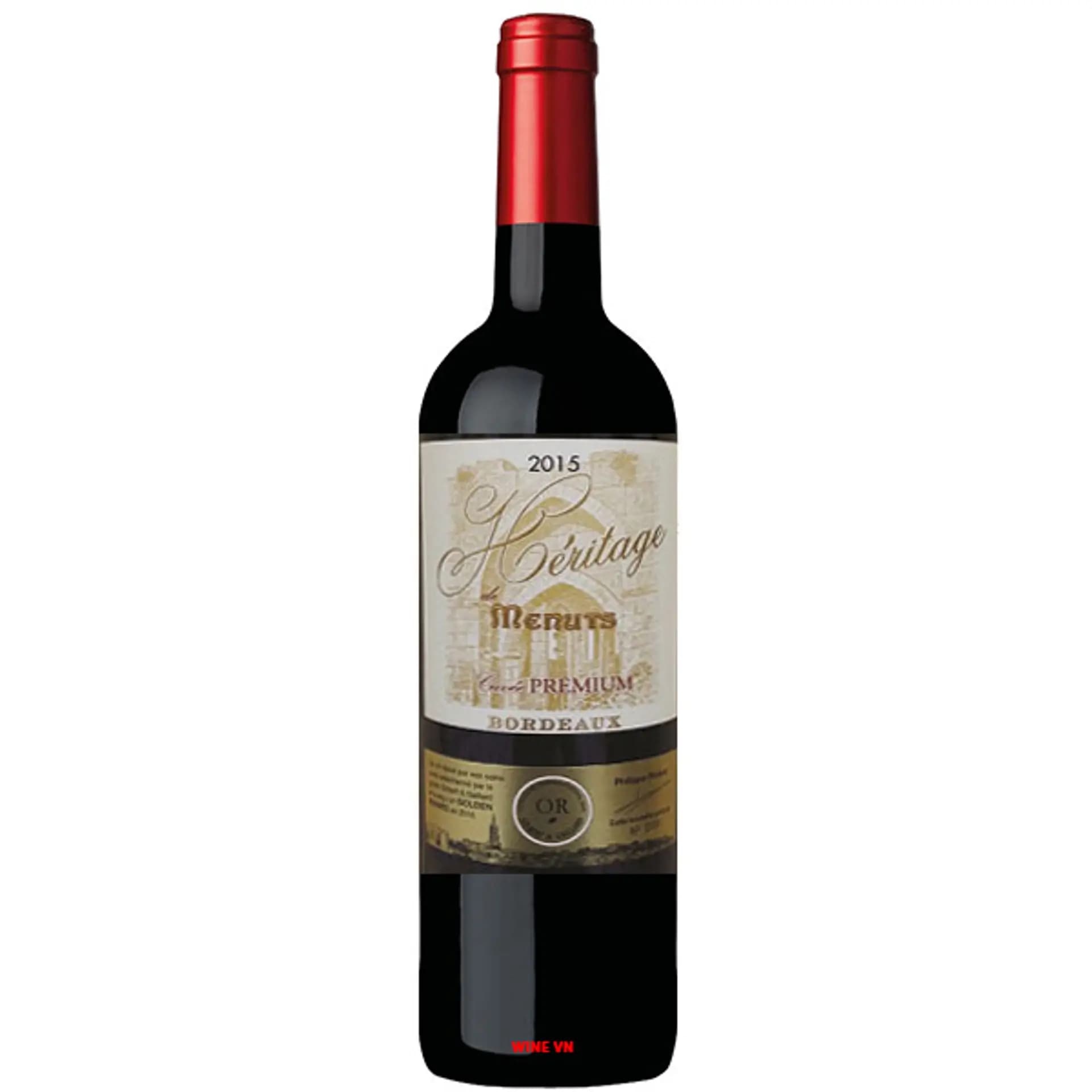 Ruou Vang Phap Heritage De Menuts Rouge 1