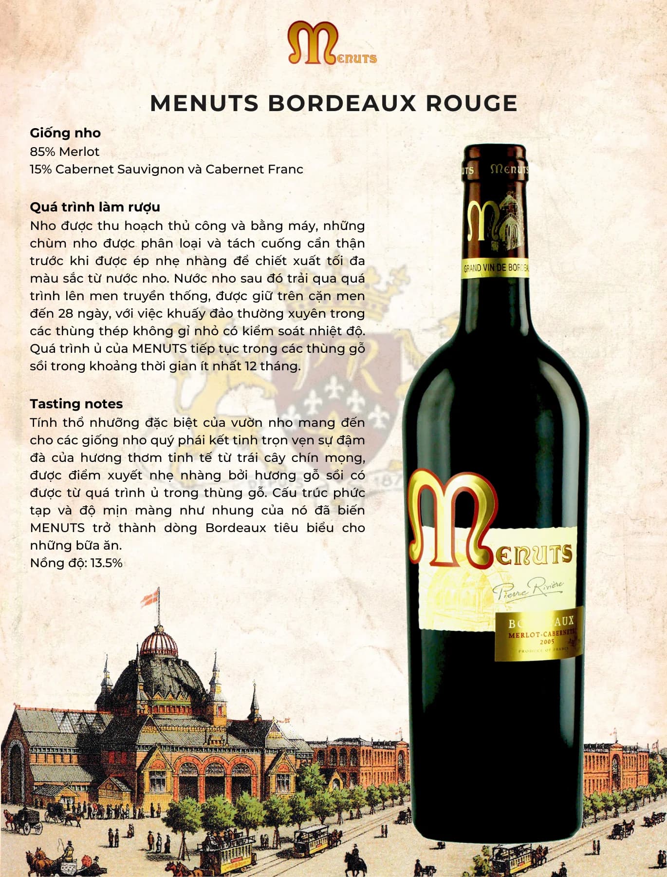 Tasting Notes Menuts Bordeaux Rouge