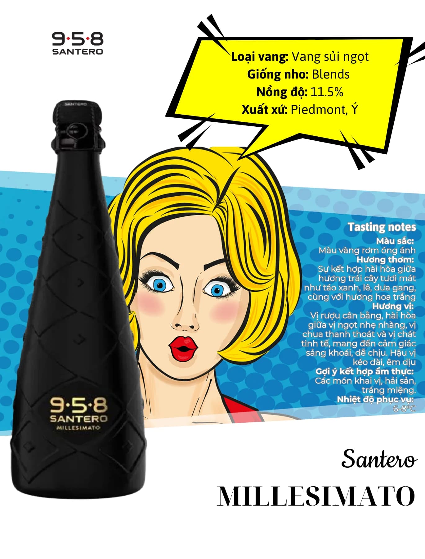 Tasting Notes Santero Glam Millesimato