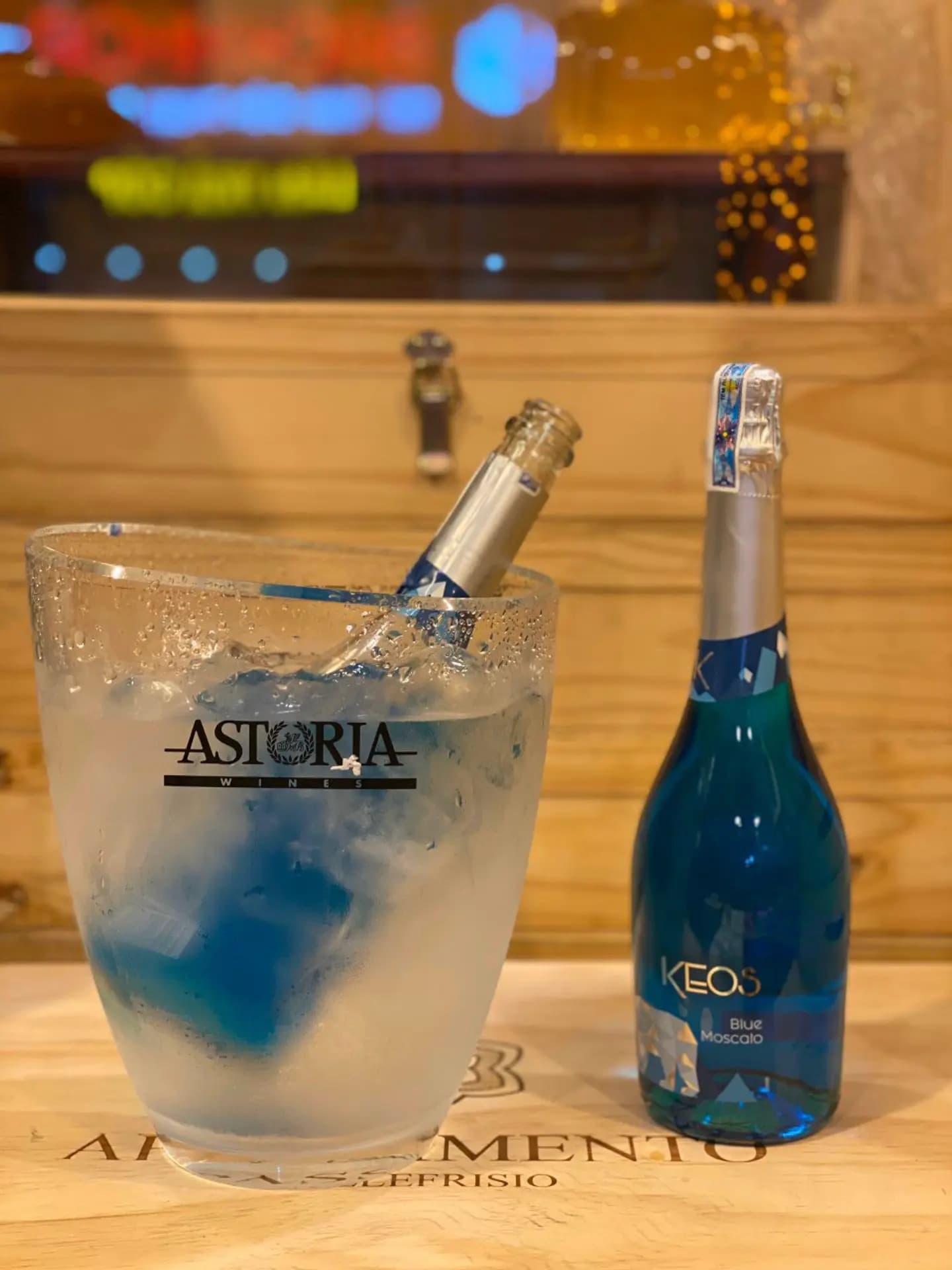 Ruou Vang Tay Ban Nha Keos Blue Sparkling 5