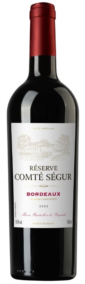 Ruou Vang Comte Segur Reserve Bordeaux