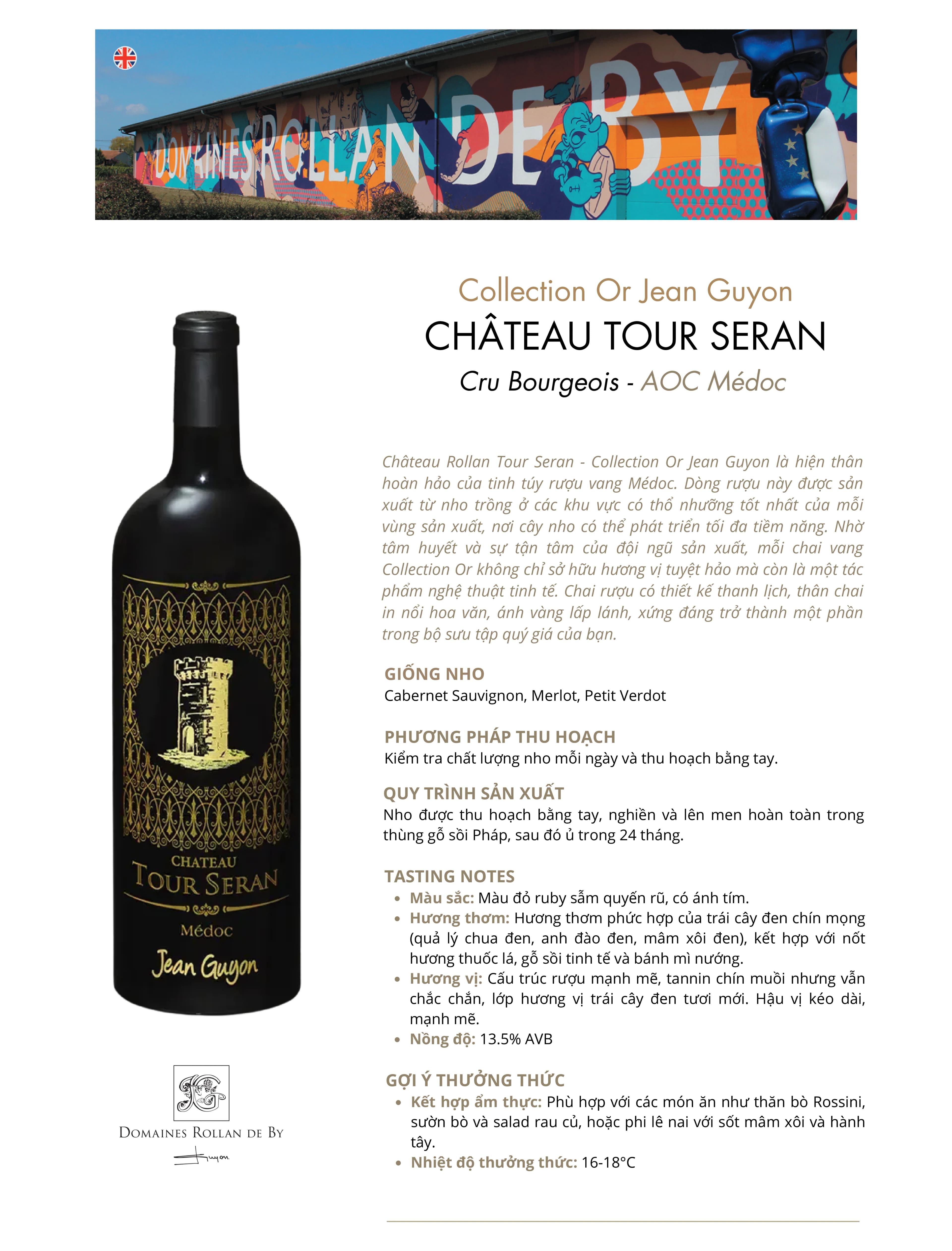 Tasting Notes Chateau Tour Seran