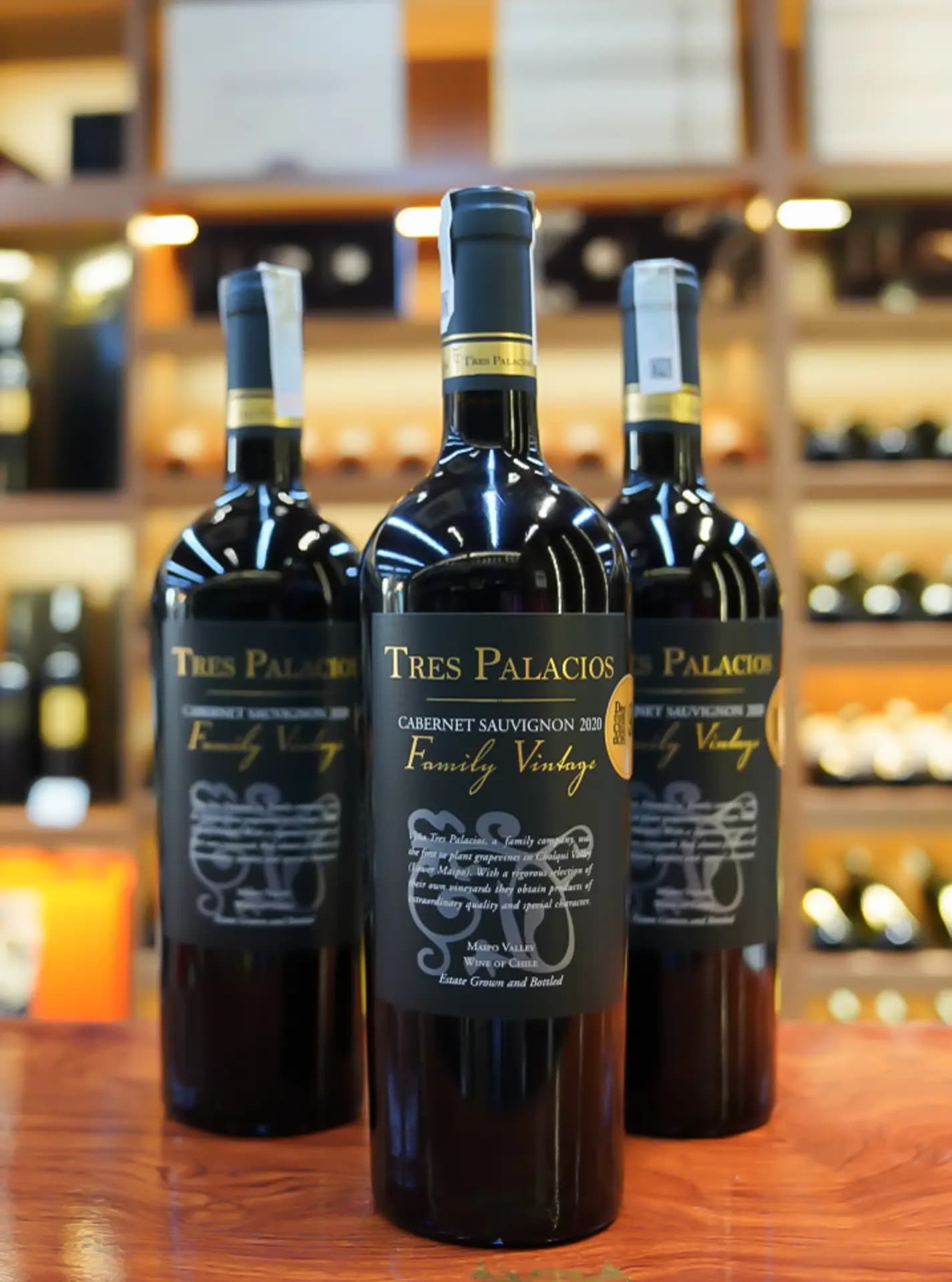 Ruou Vang Chile Tres Palacios Family Vintage Cabernet Sauvignon 7