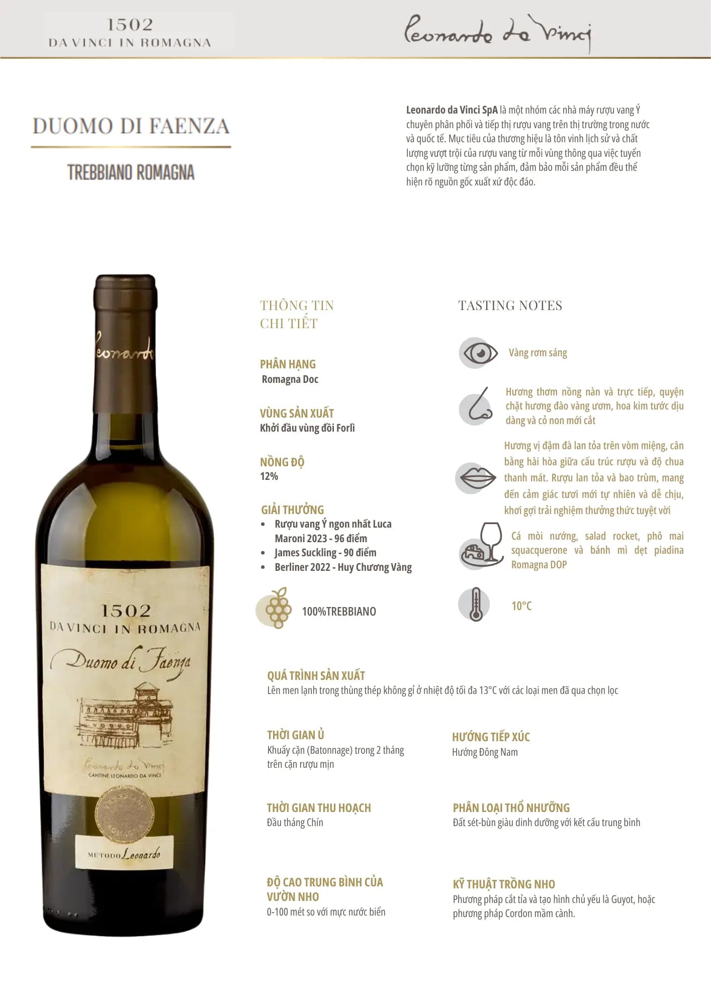 Tasting Notes Duomo Di Faenza
