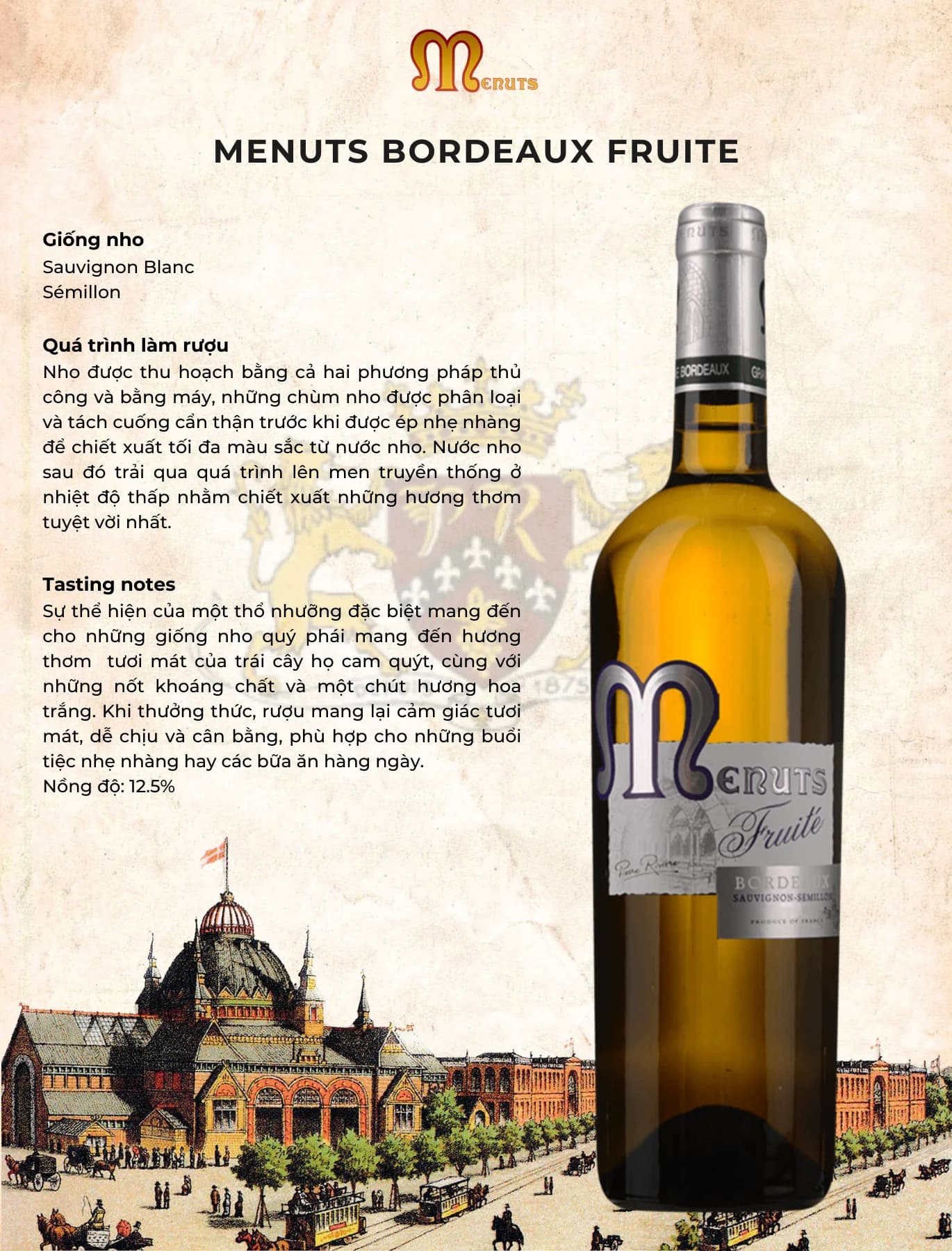 Tasting Notes Menuts Bordeaux Fruite